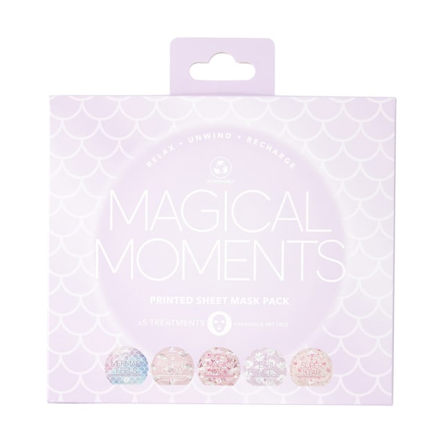 5 Pack Magical Moments Printed Sheet Masks Kmart NZ