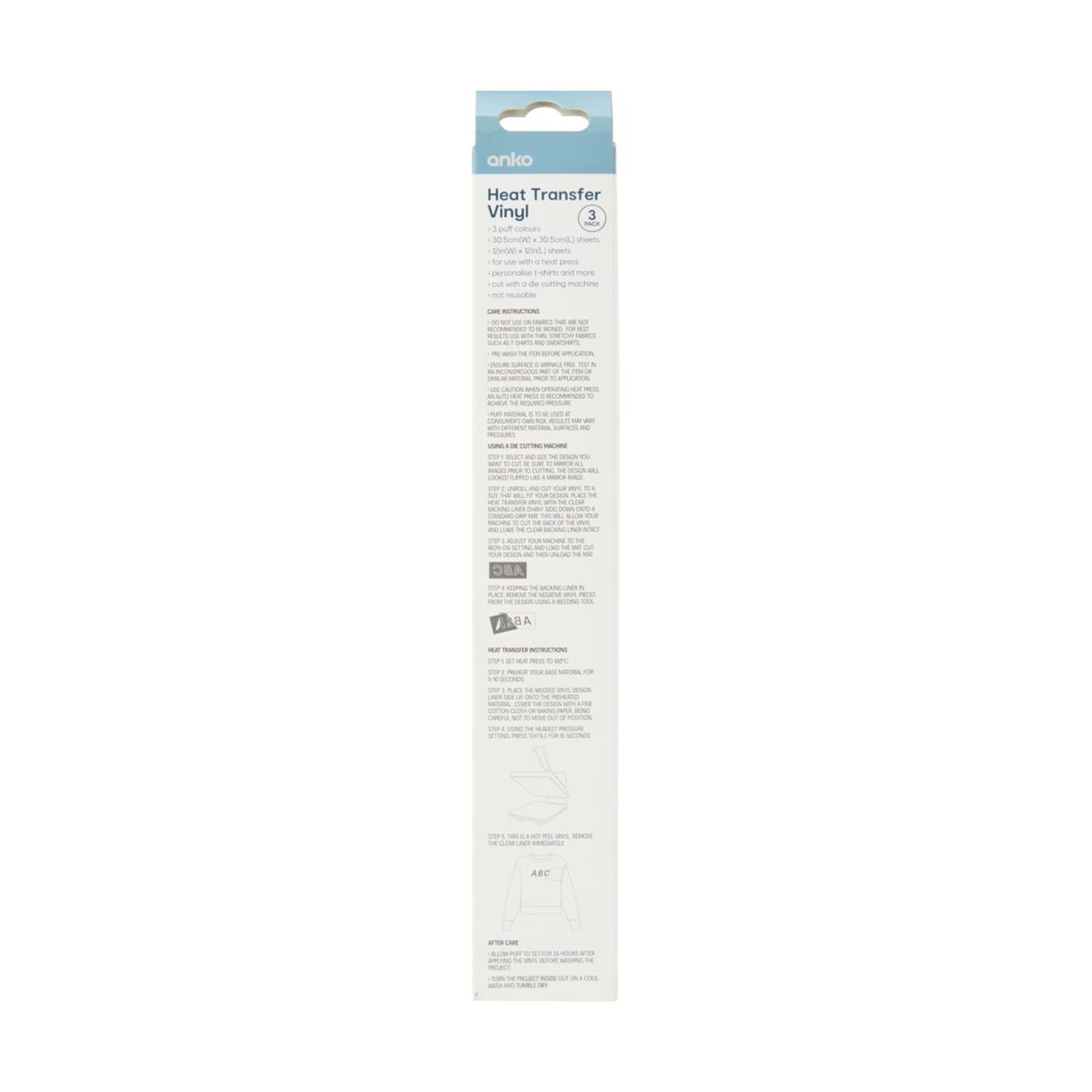 3 3 Pack Heat Transfer Vinyl - Puff, 3 of 3