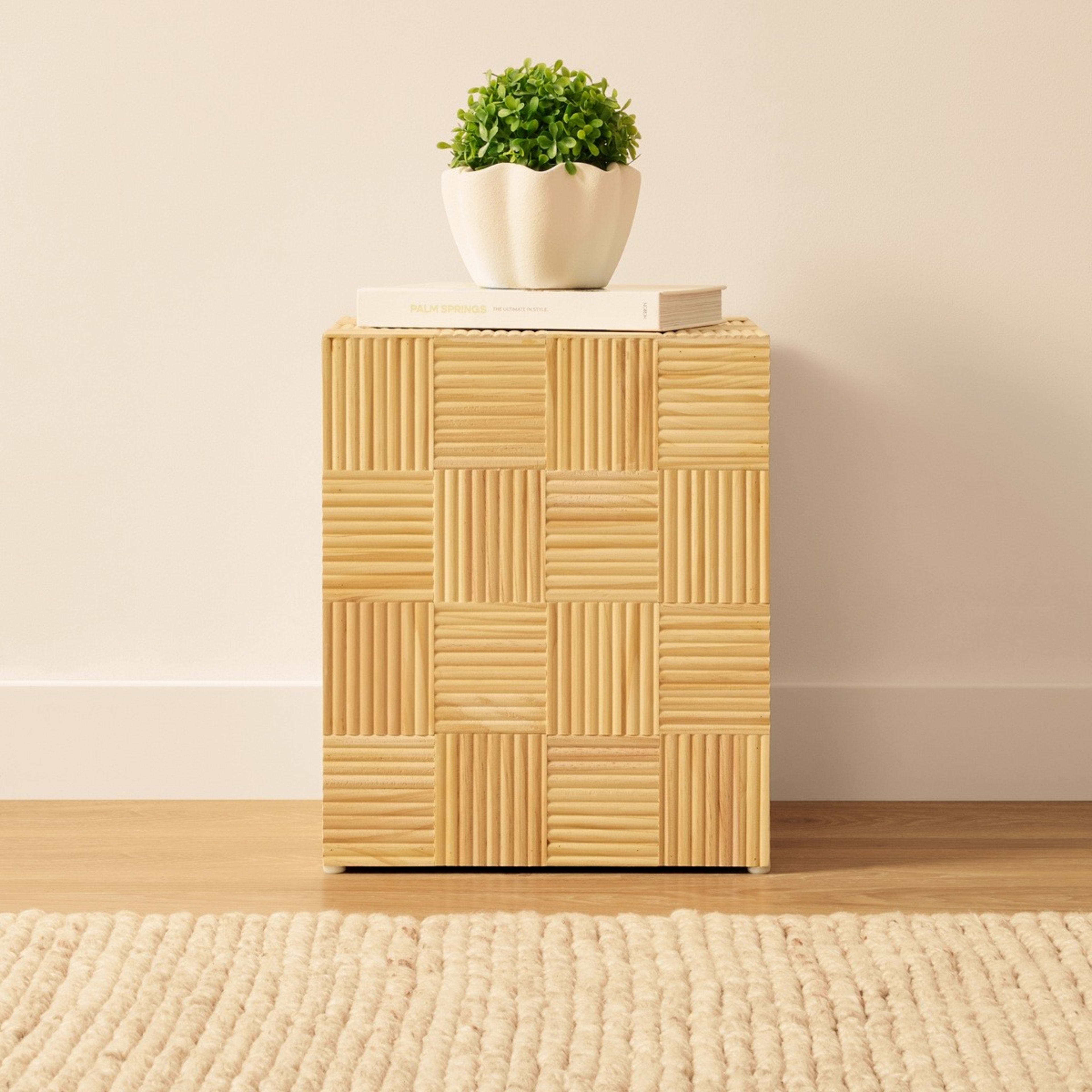 1 Check Cube Side Table, 1 of 5