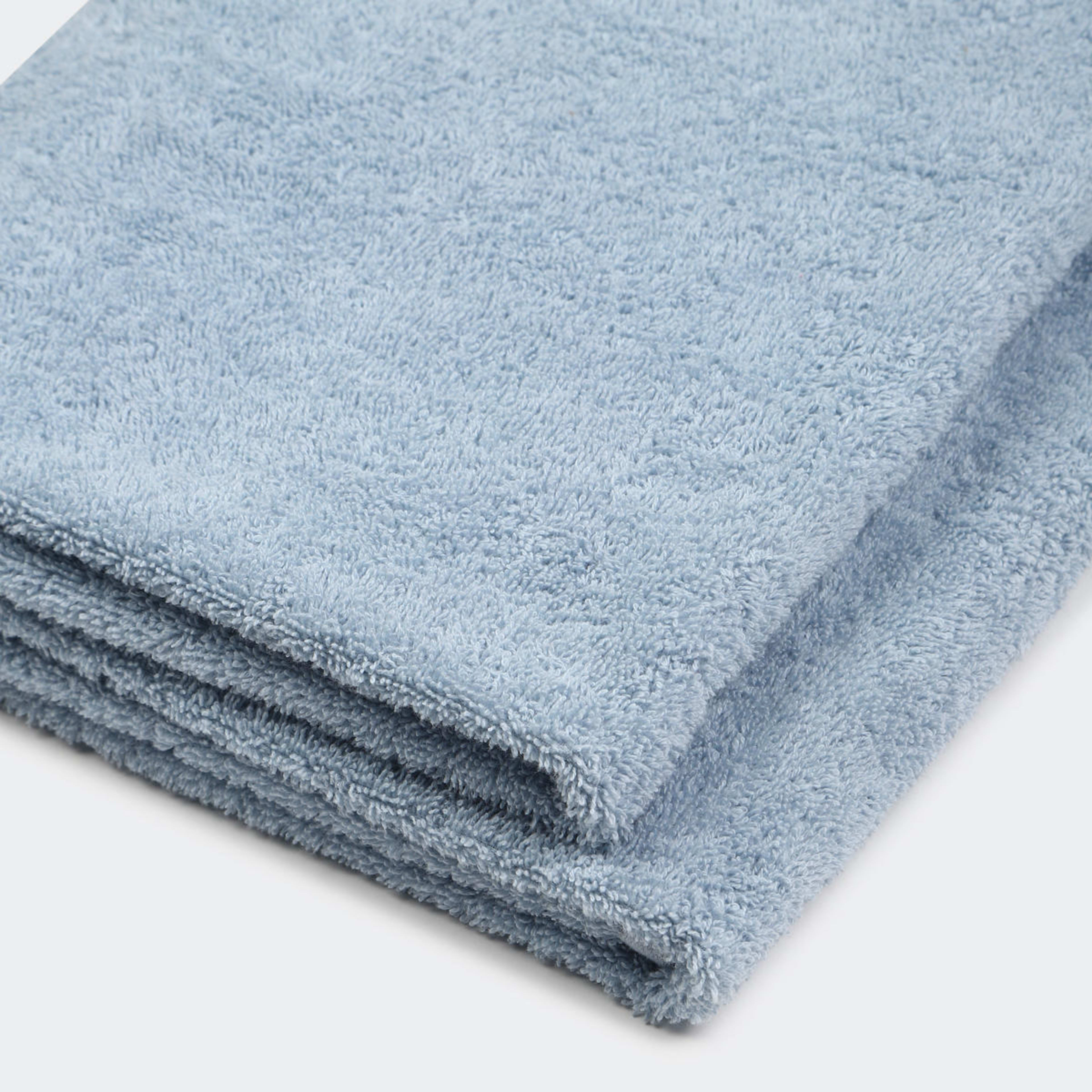 4 Malmo Cotton Bath Sheet - Blue, 4 of 5