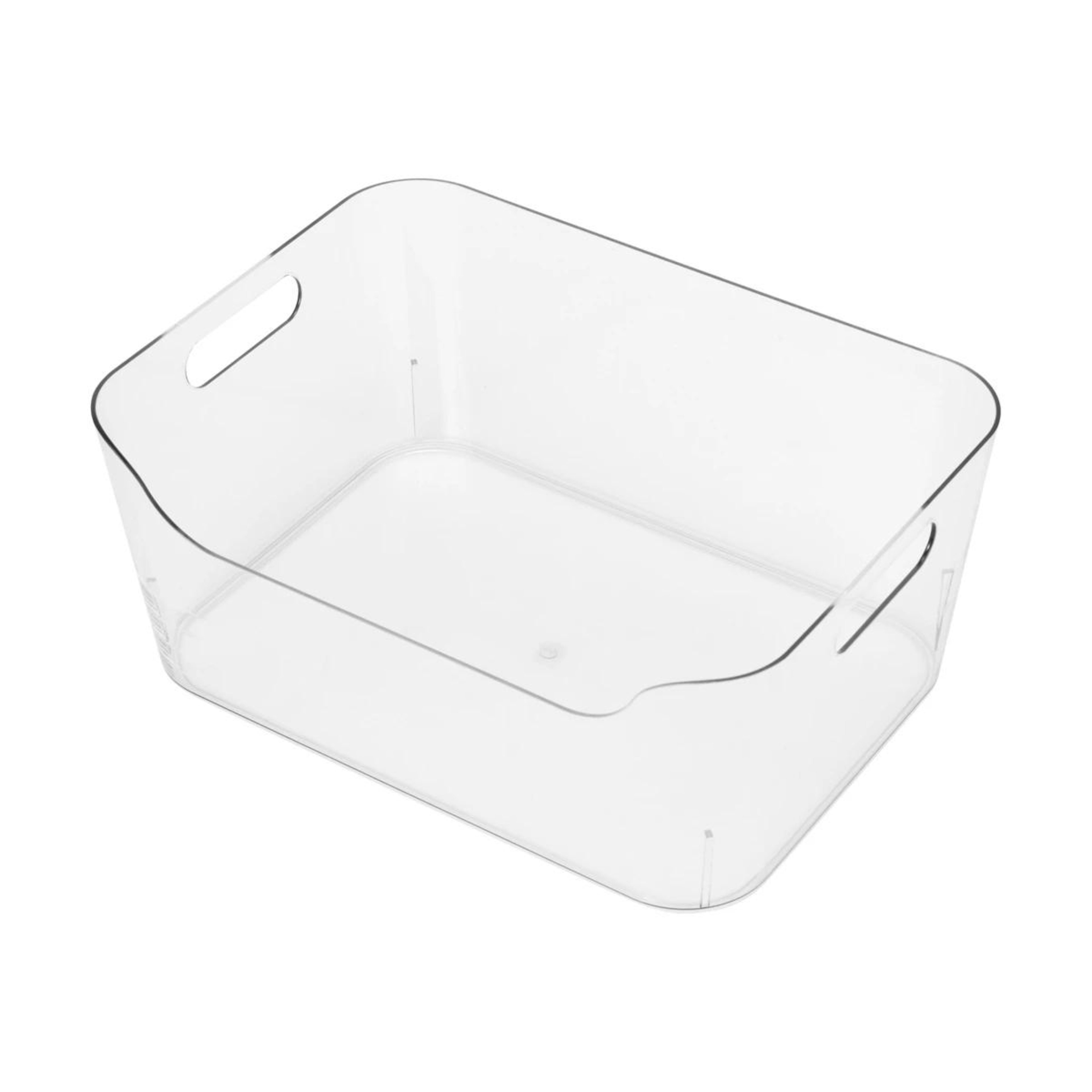 1 Medium Cut Out Edge Tub - Clear, 1 of 6