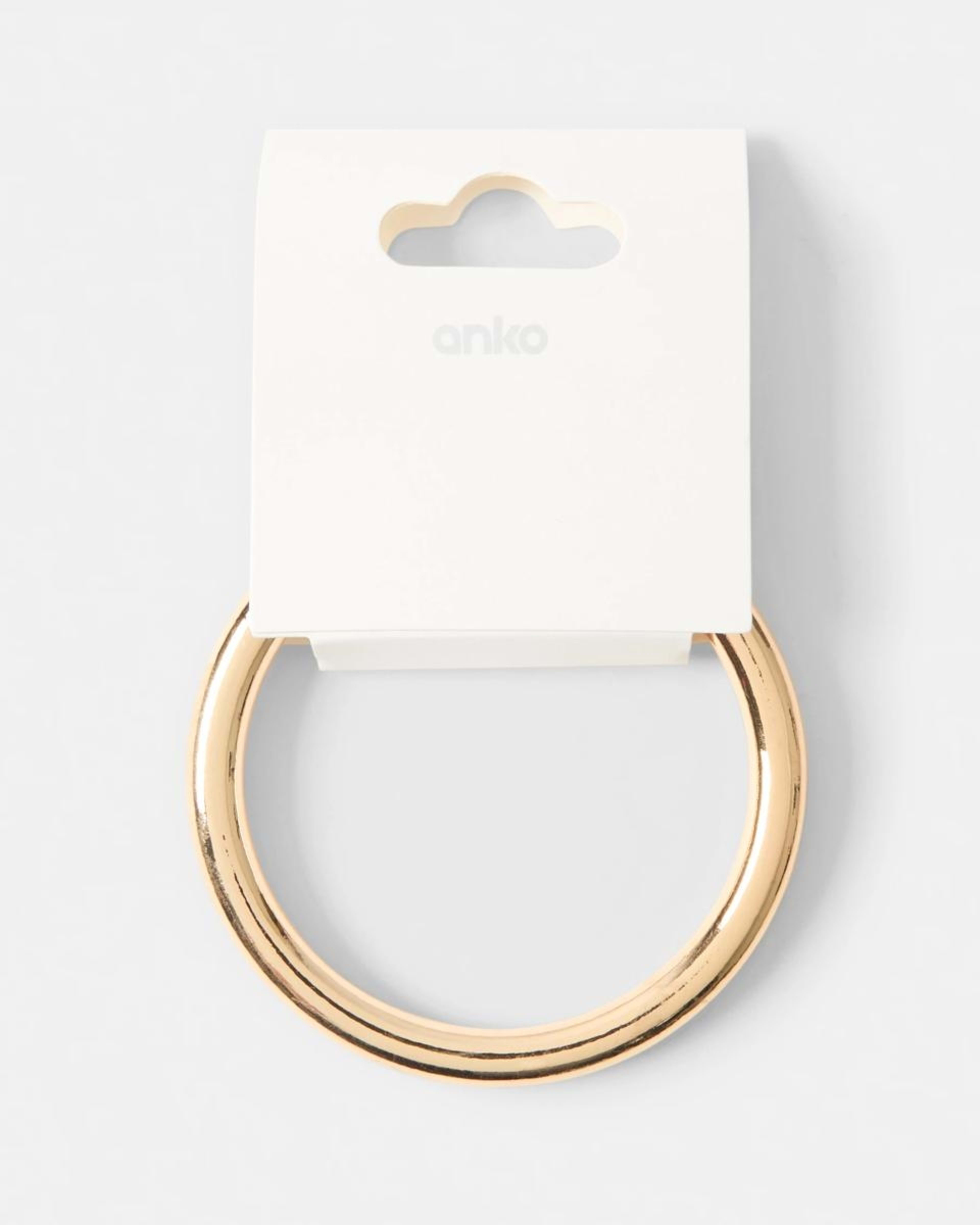 5 Smooth Bangle - Gold Tone Gold, 5 of 5