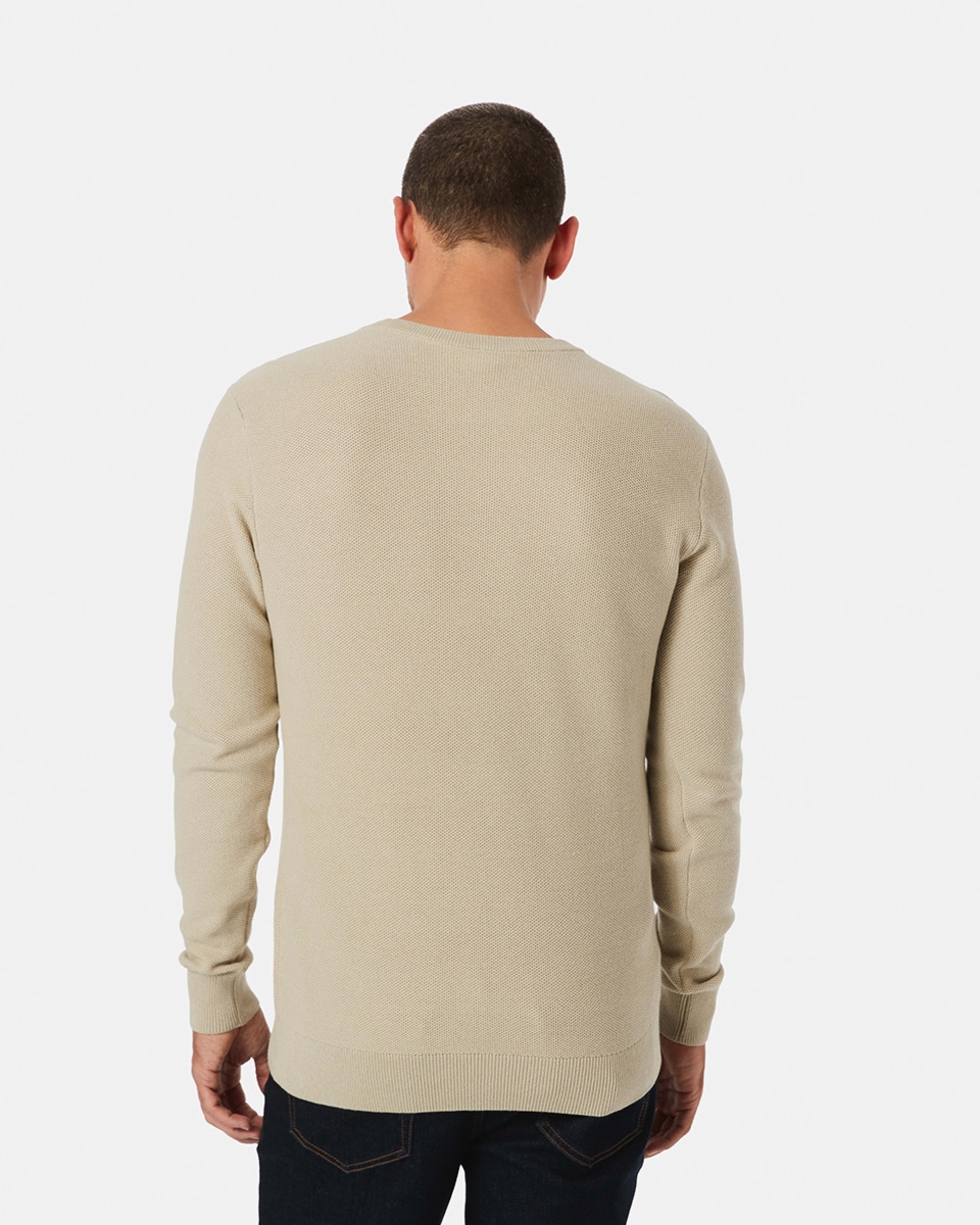 Textured Crew Neck Jumper Kmart