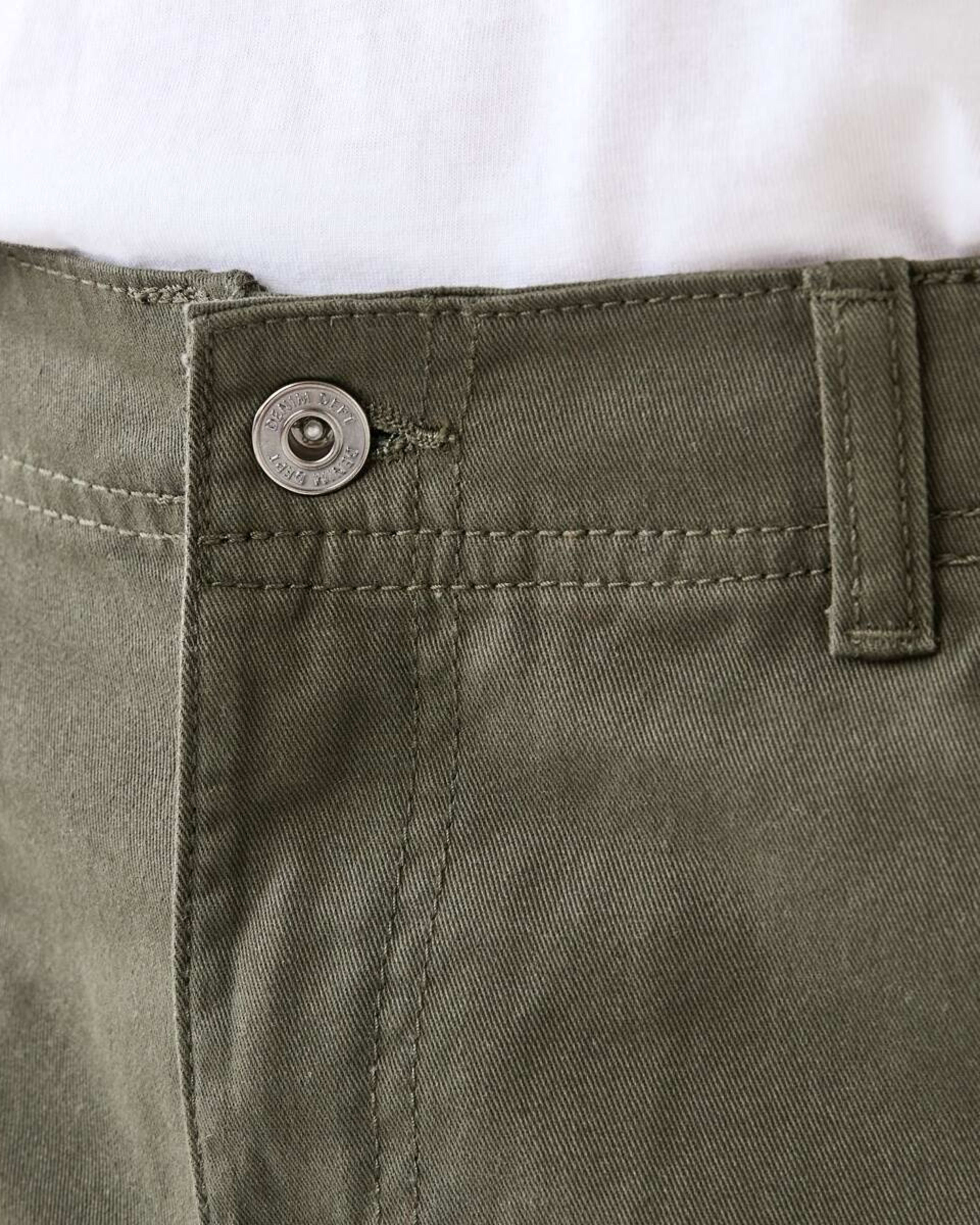 3 Fixed Waist Cargo Pants Army, 3 of 8