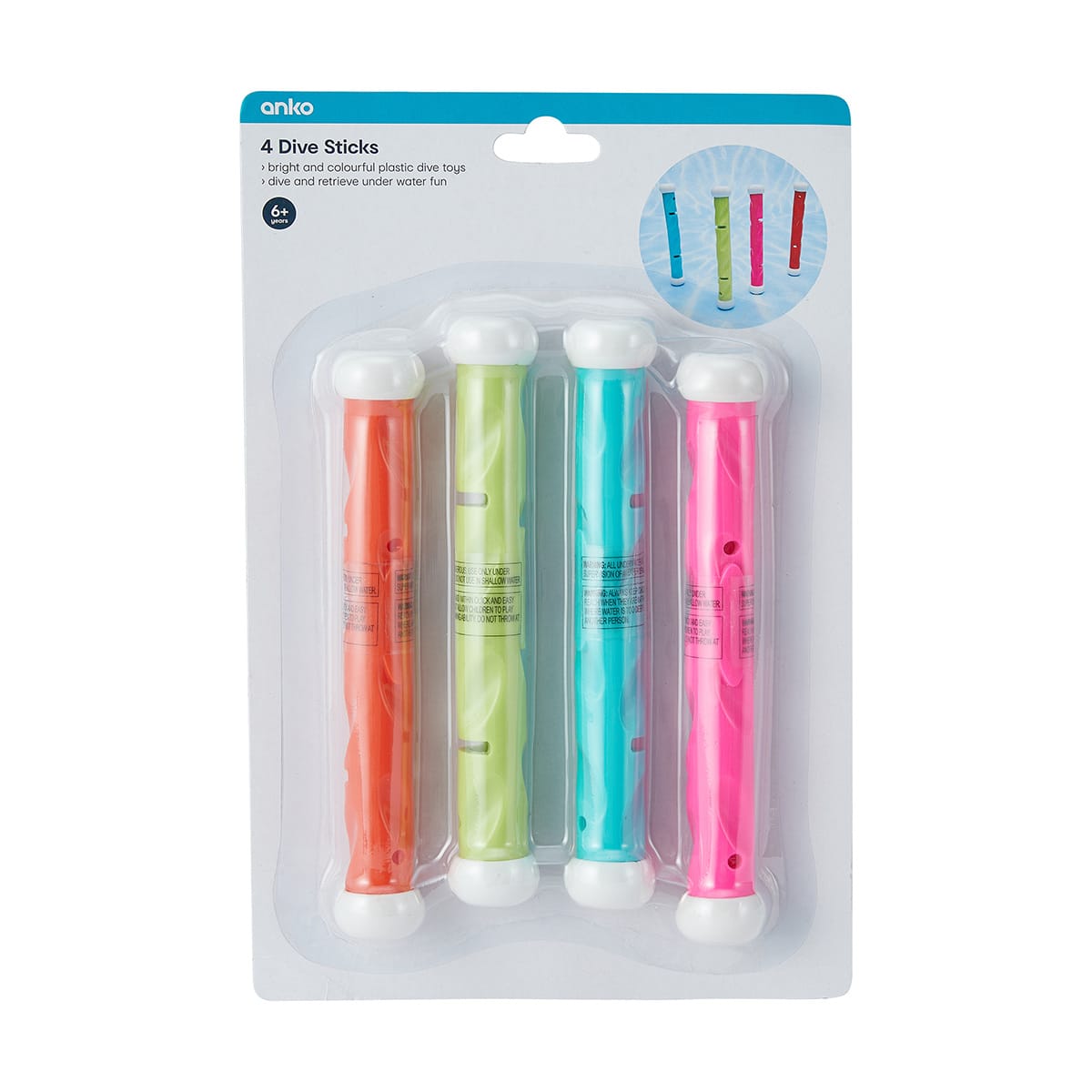 4 Pack Dive Sticks Kmart