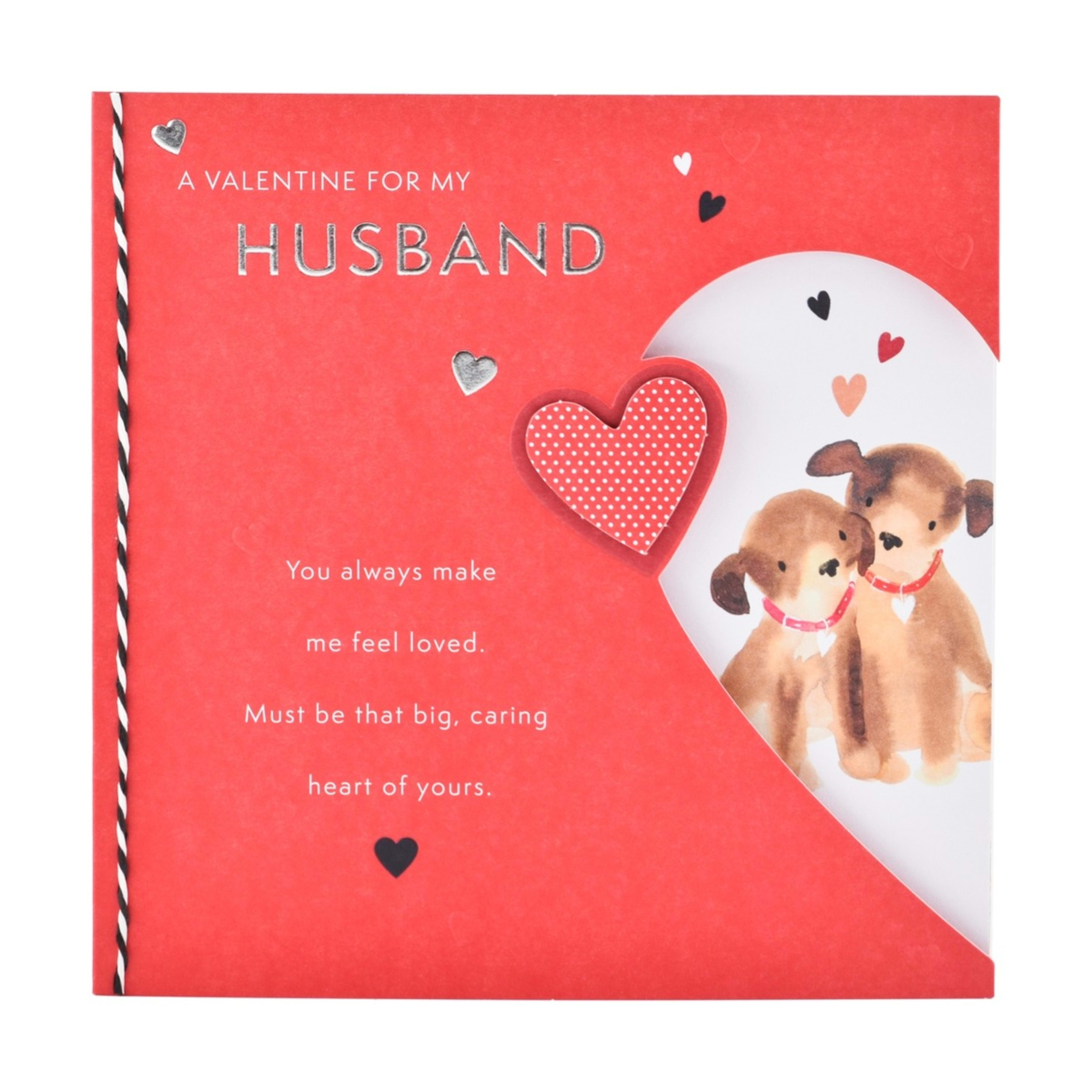 3 Hallmark Valentine's Day Card for Husband - Sweetheart Puppies, 3 of 3