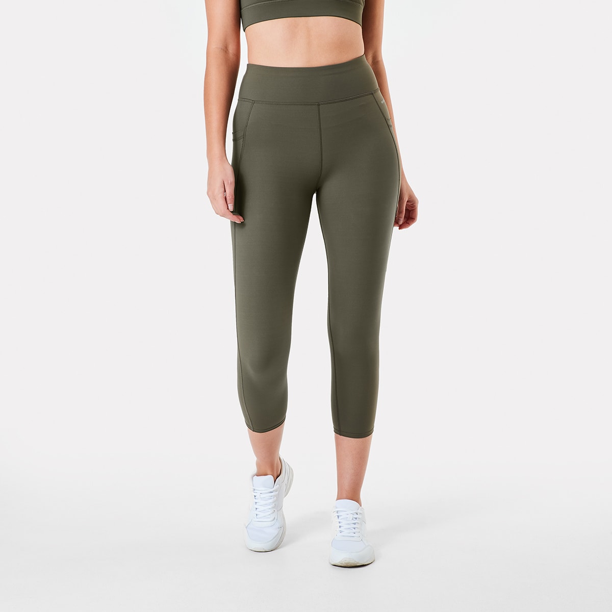Active Womens Crop Training Legging - Kmart