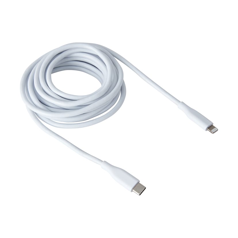 USBC Lightning Cable 3m, White Kmart