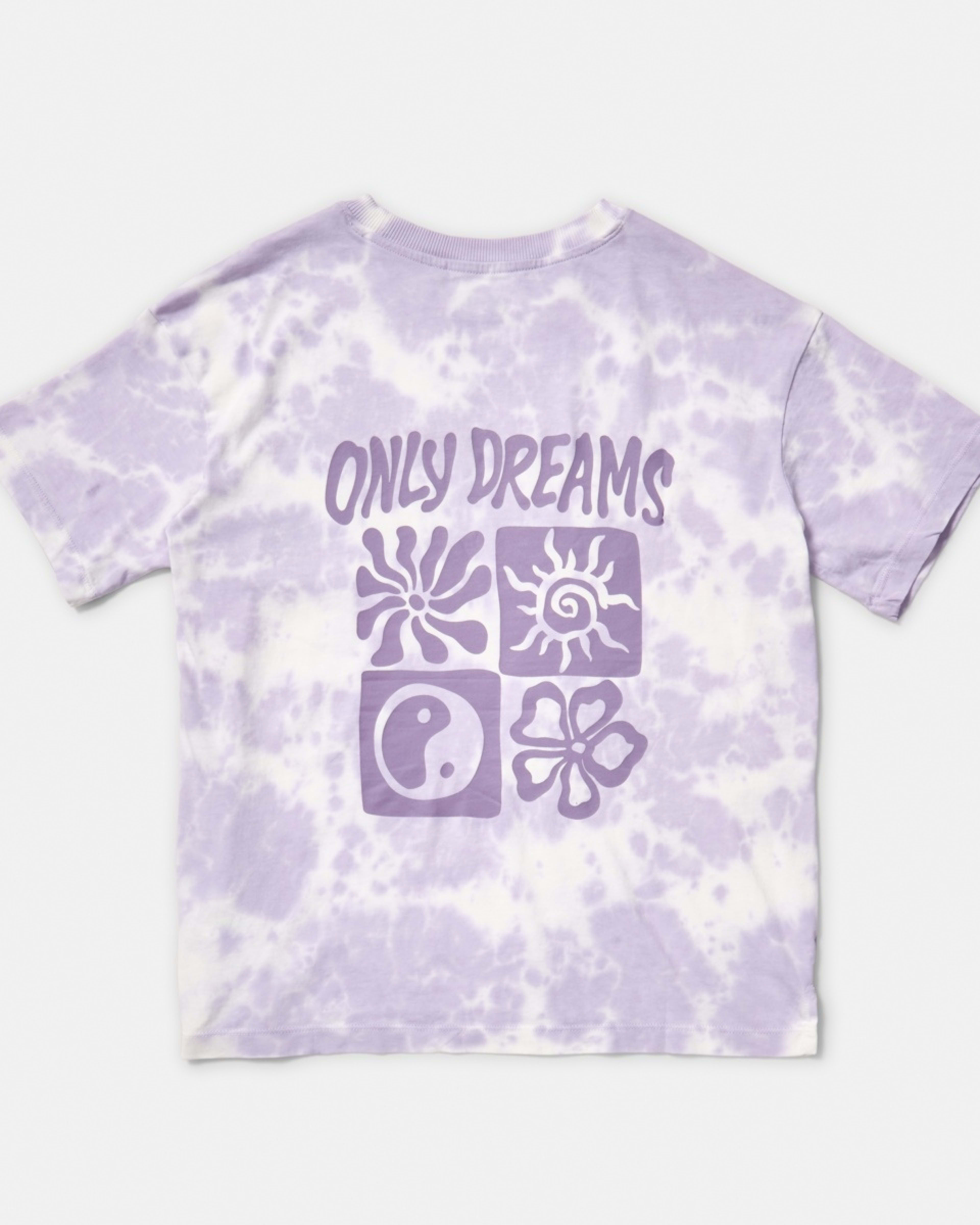 9 Oversized T-shirt Soft Lilac Tie Dye Multi, 9 of 9