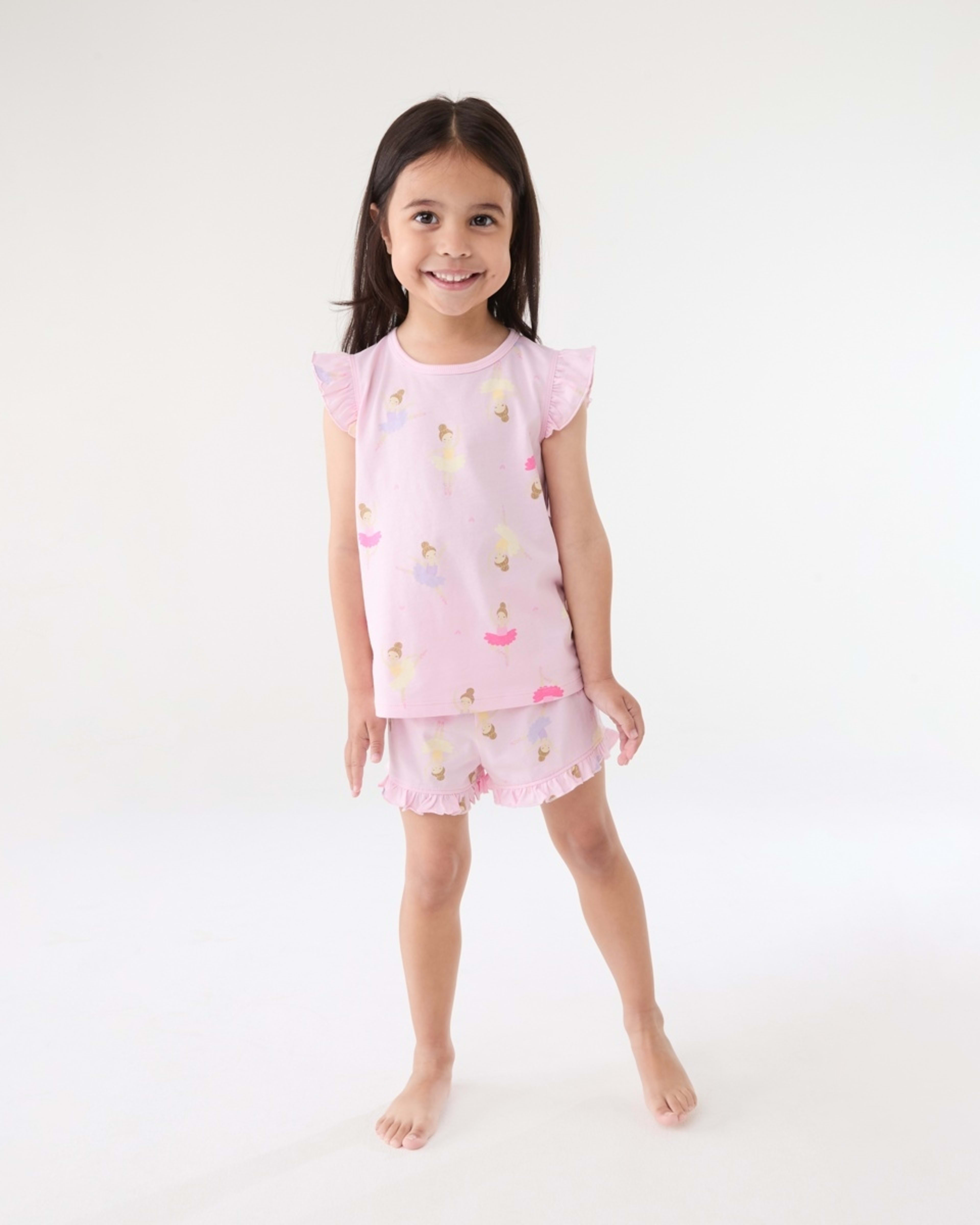 5 Short Sleeve Jersey Pyjama Set PINK BALLERINAS, 5 of 7