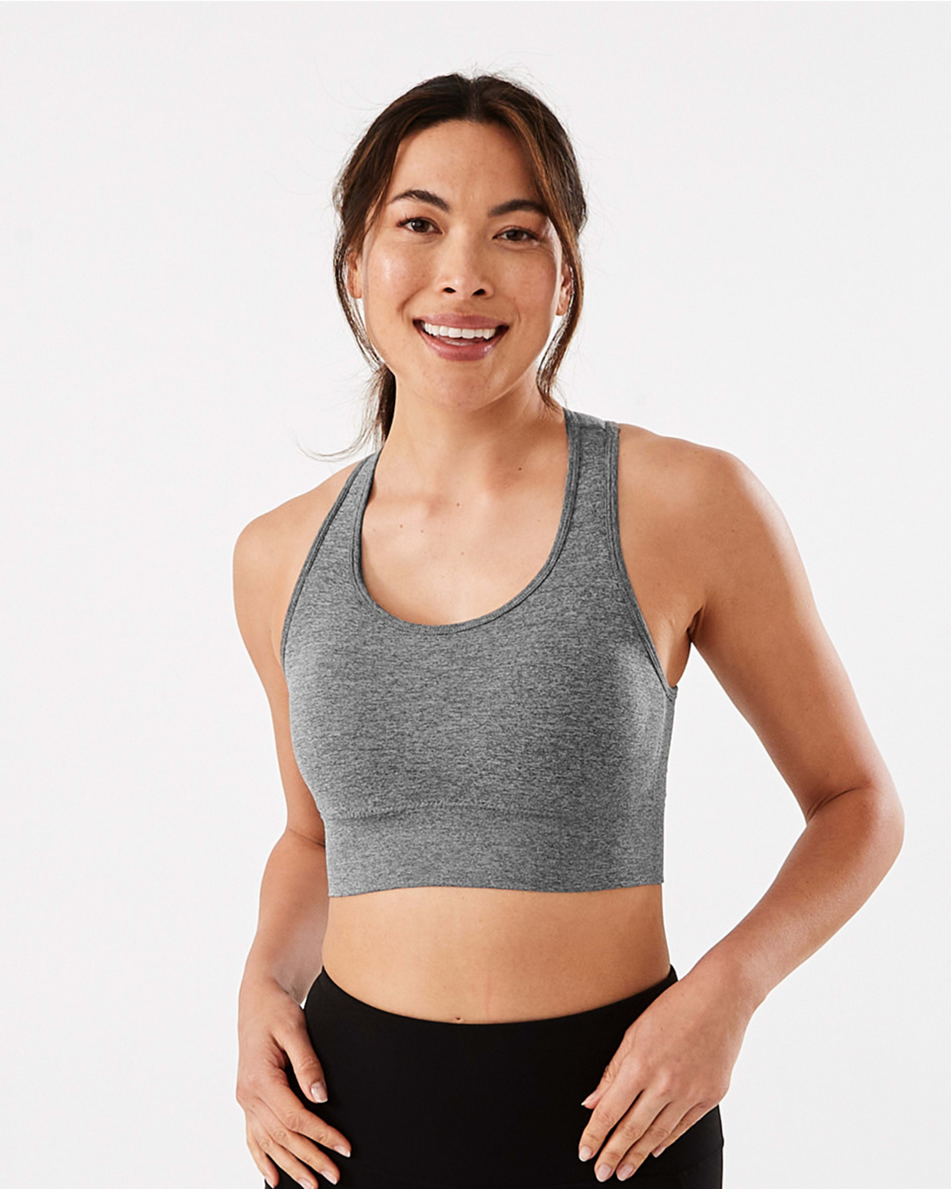 Active Womens Low Impact Seamfree Crop Top Kmart