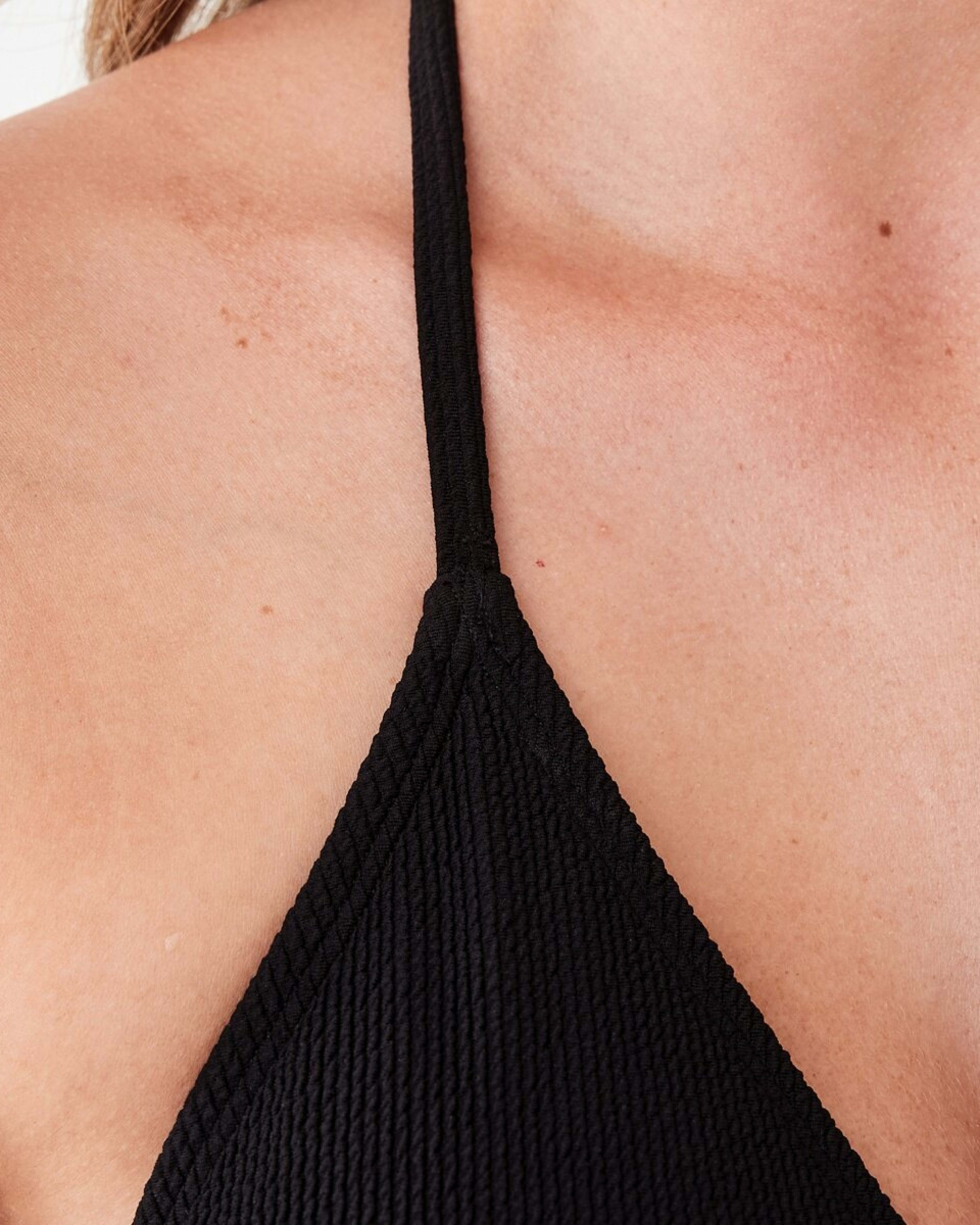 5 Slider Triangle Crinkle Top BLACK, 5 of 8