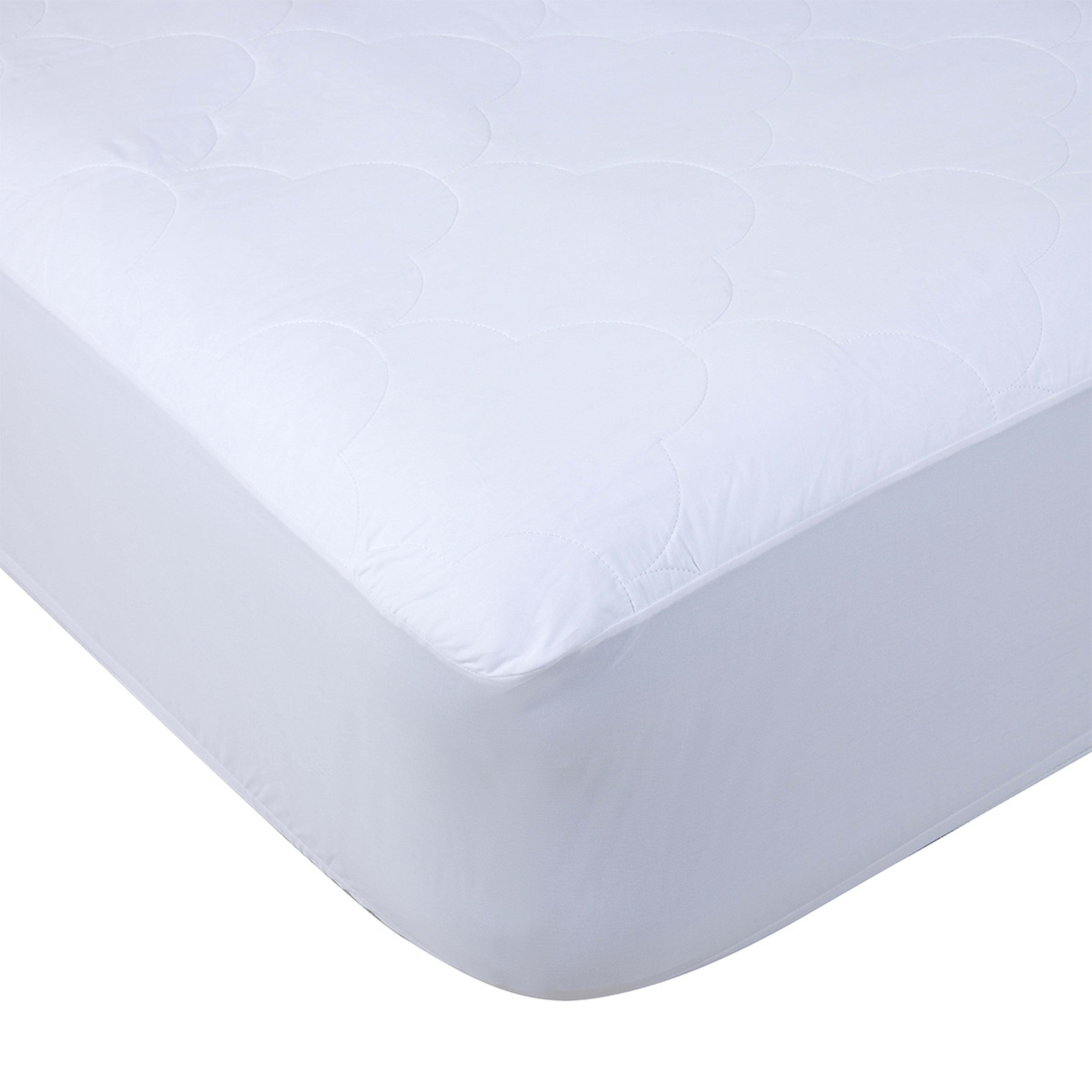 Cotton Filled Fitted Mattress Protector King Bed Kmart