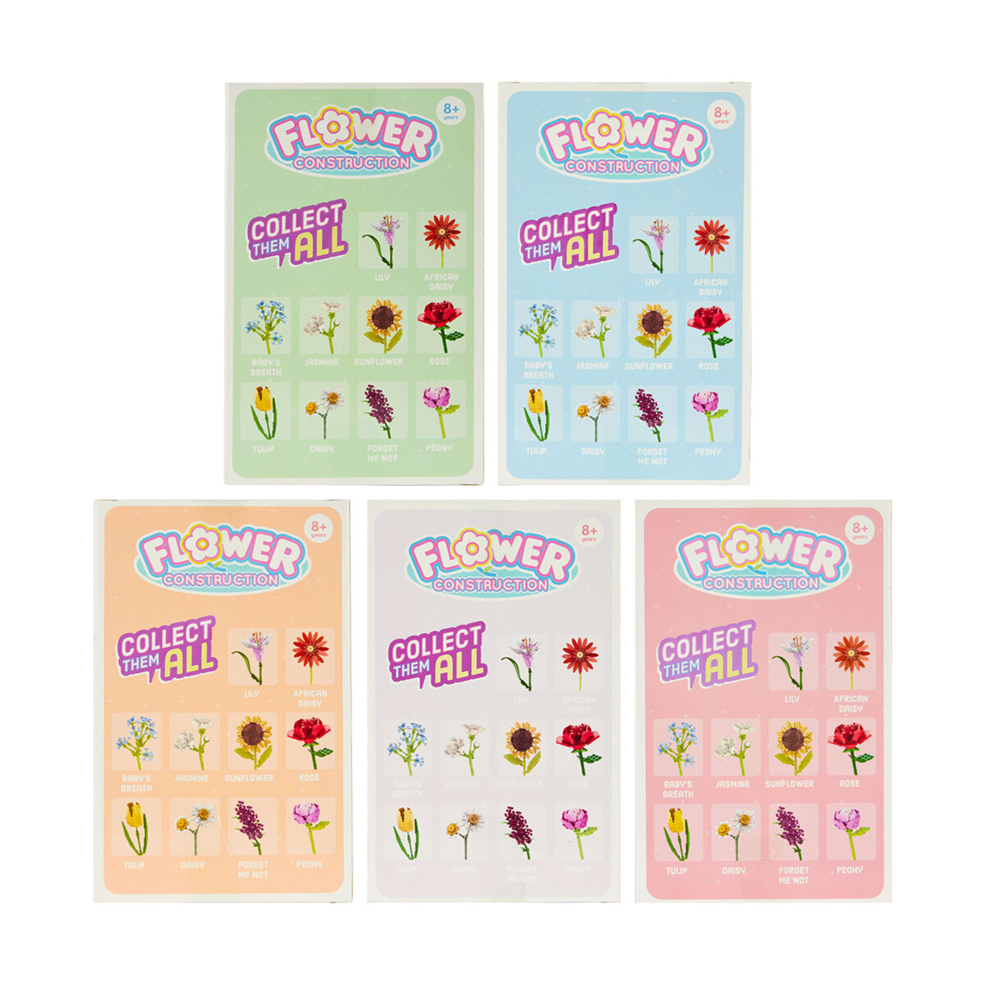 9 Flower Construction Kit - Assorted, 9 of 9