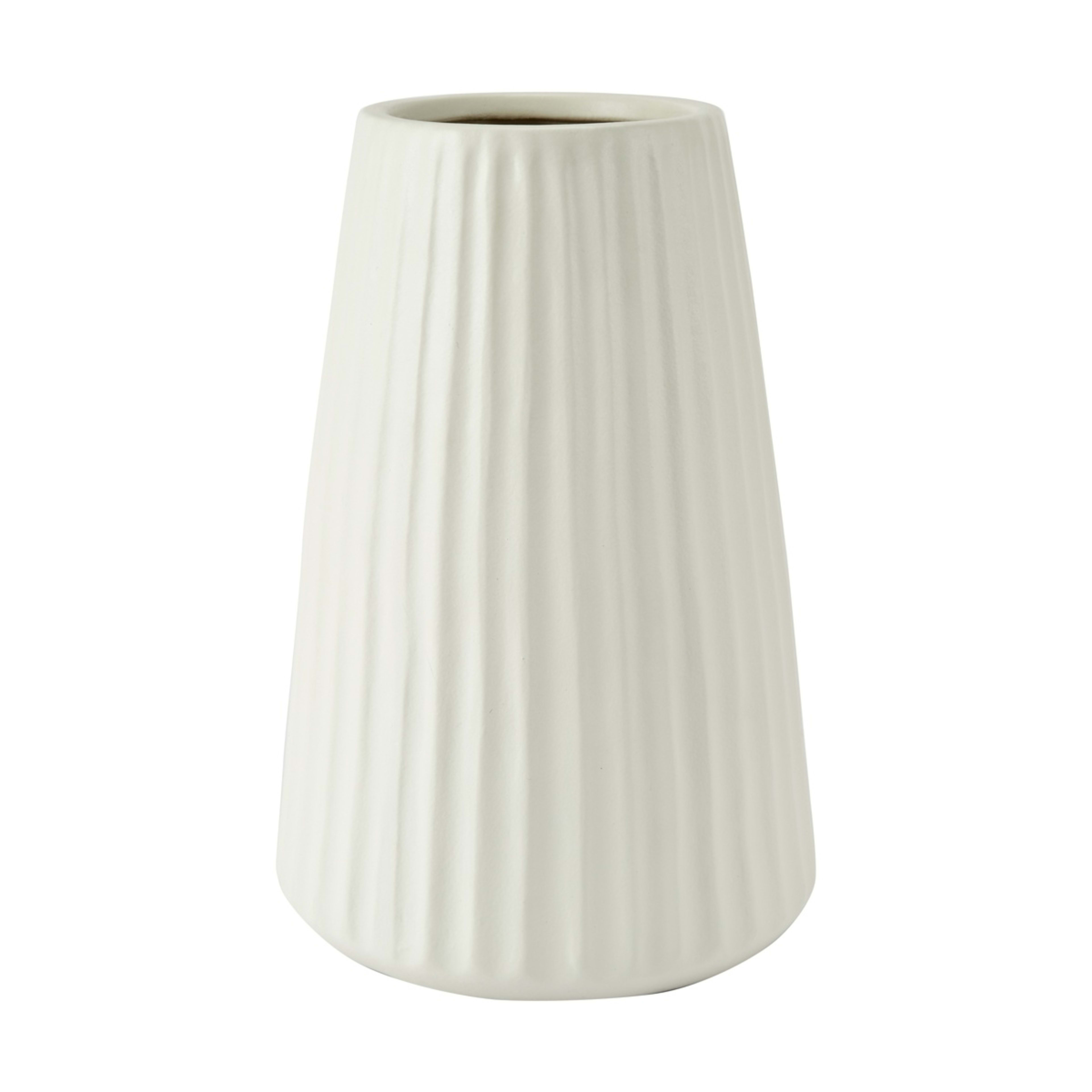 1 White Linear Vase, 1 of 5