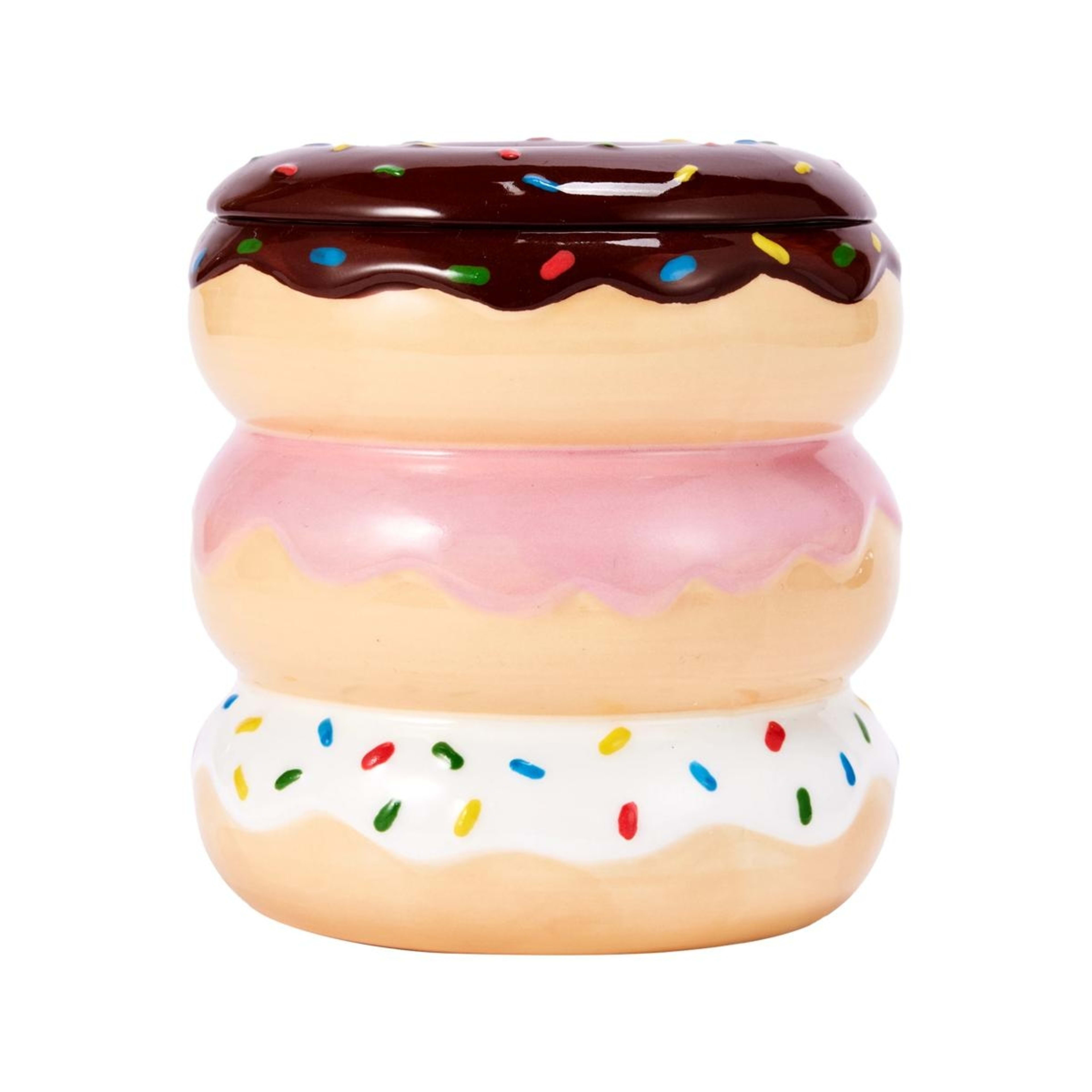 1 Ceramic Donut Stack Candle, 1 of 6