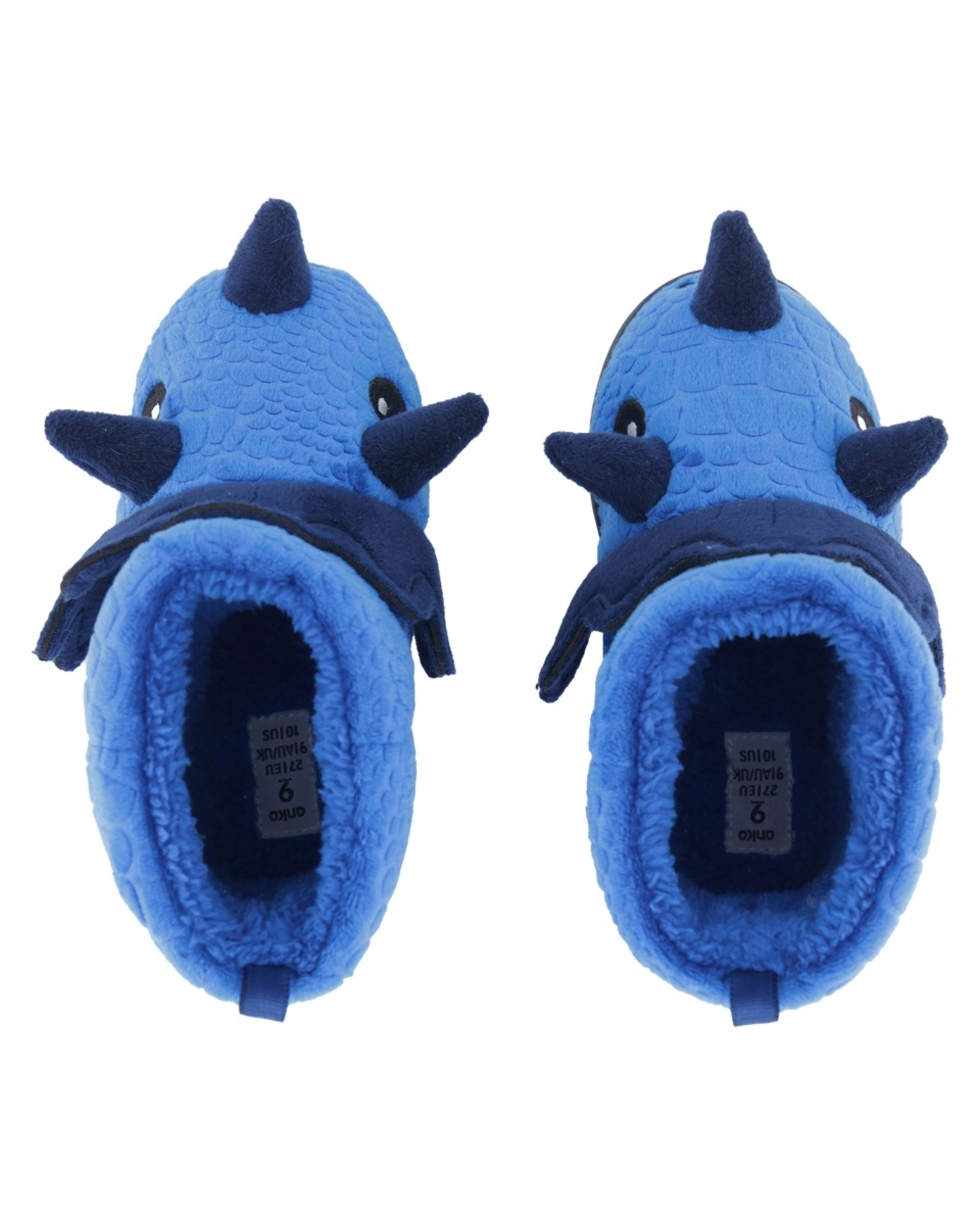 3 Junior Novelty Slipper Boots Strong Blue, 3 of 5