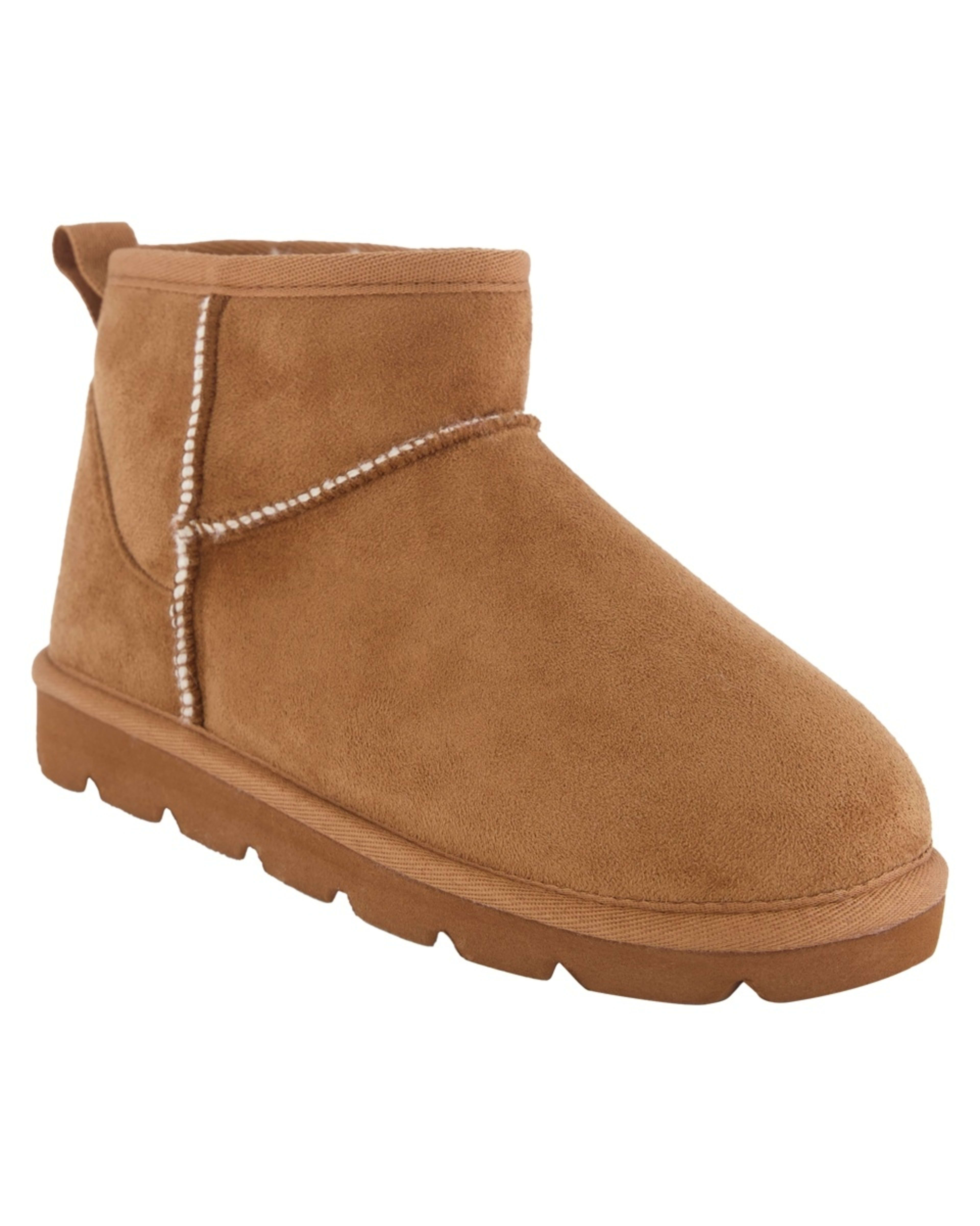 1 Ankle Slipper Boots CHESTNUT TAN