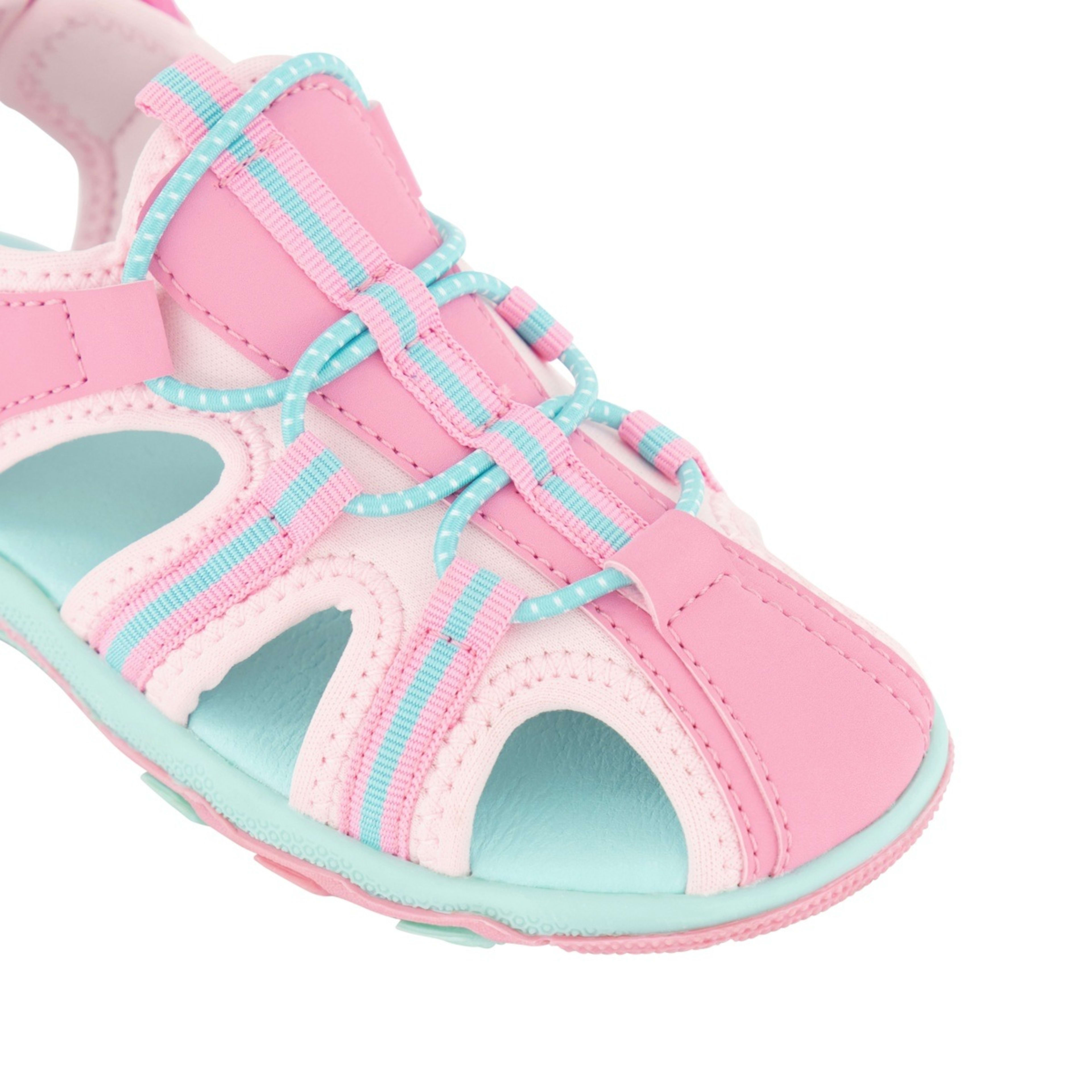 4 Junior Sports Sandals Sachet Pink, 4 of 4