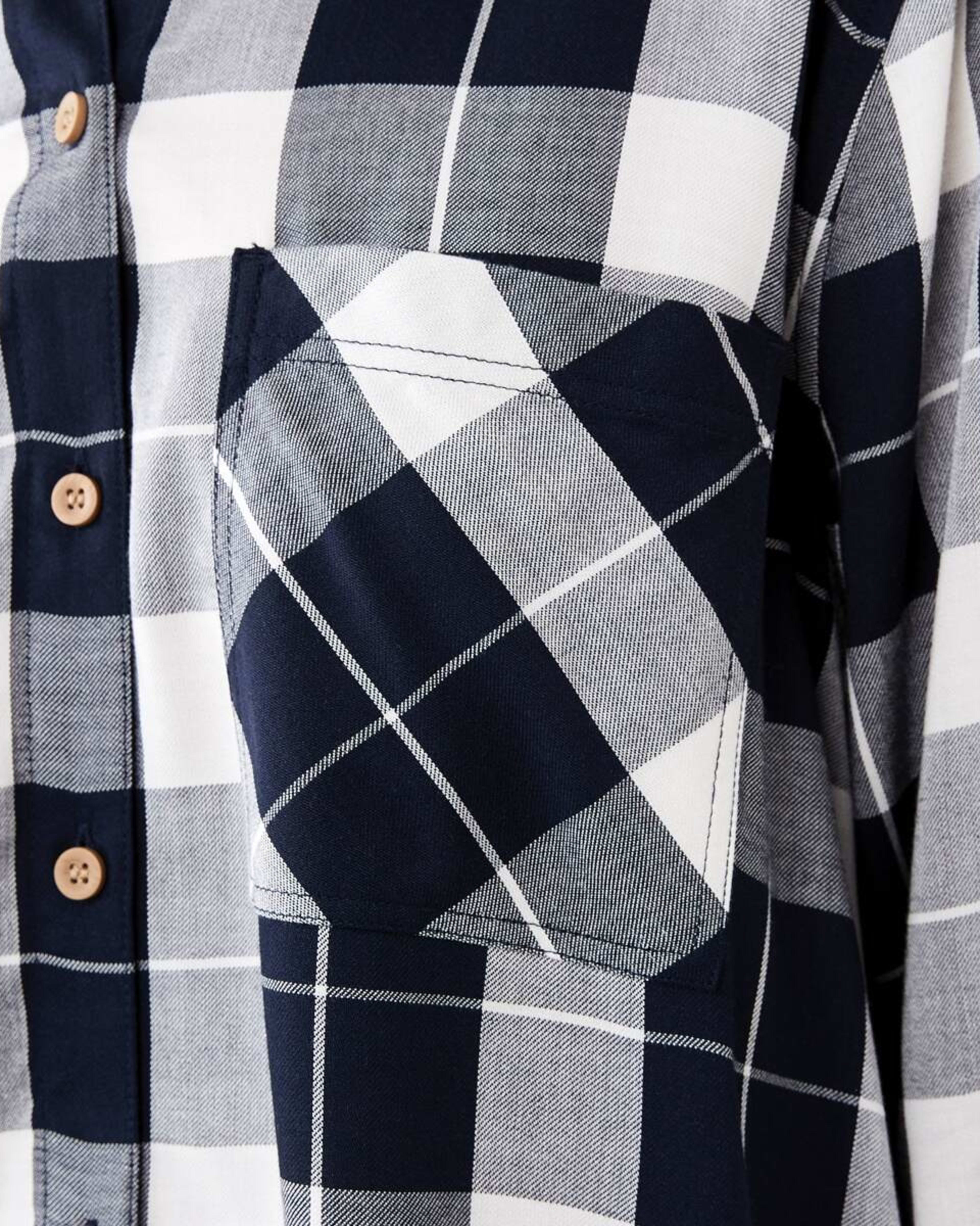 6 Long Sleeve Twill Shirt Skycap Chk, 6 of 7
