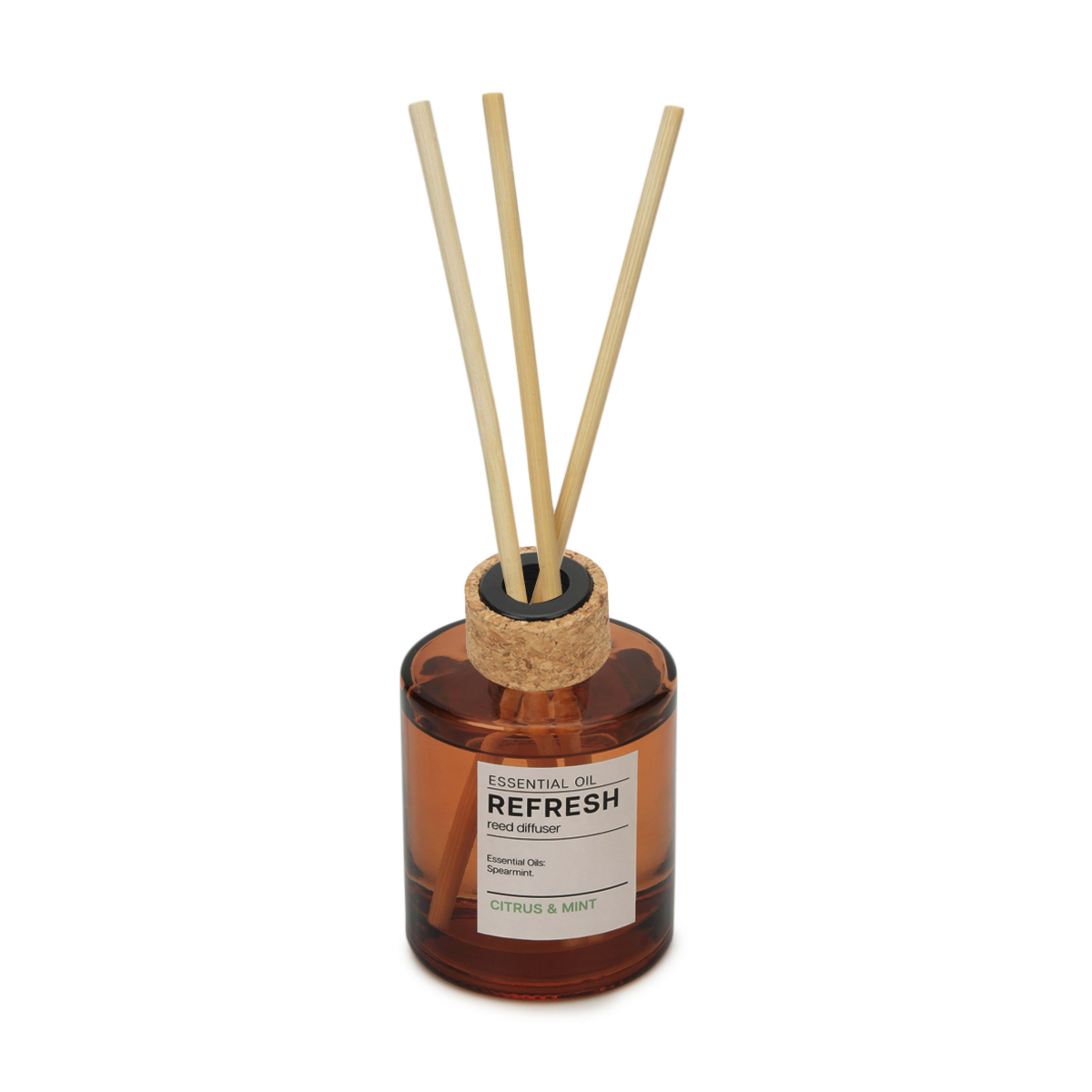 4 Aroma Refresh Citrus and Mint Liquid Reed Diffuser 130ml, 4 of 6