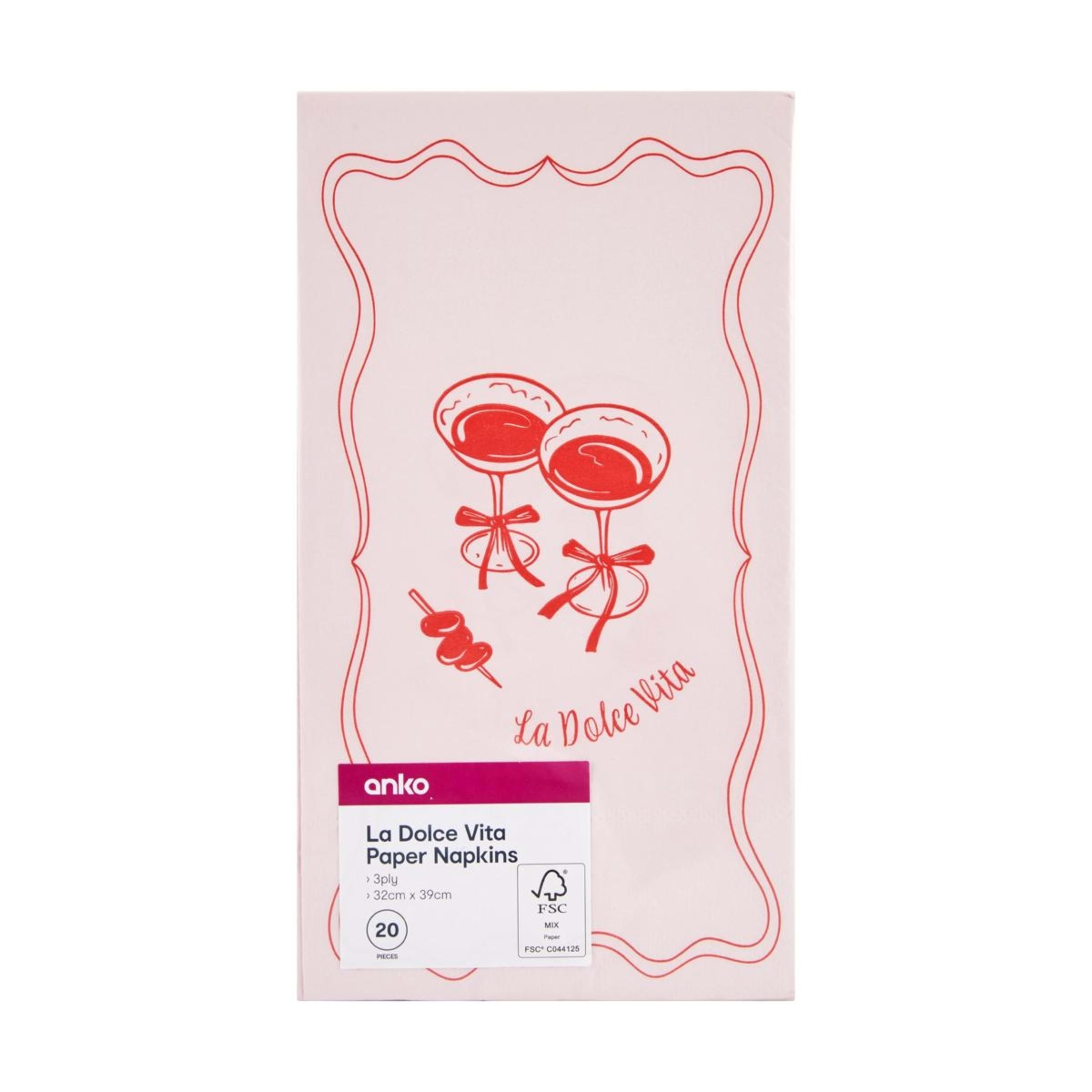 4 20 Piece La Dolce Vita Paper Napkins, 4 of 4