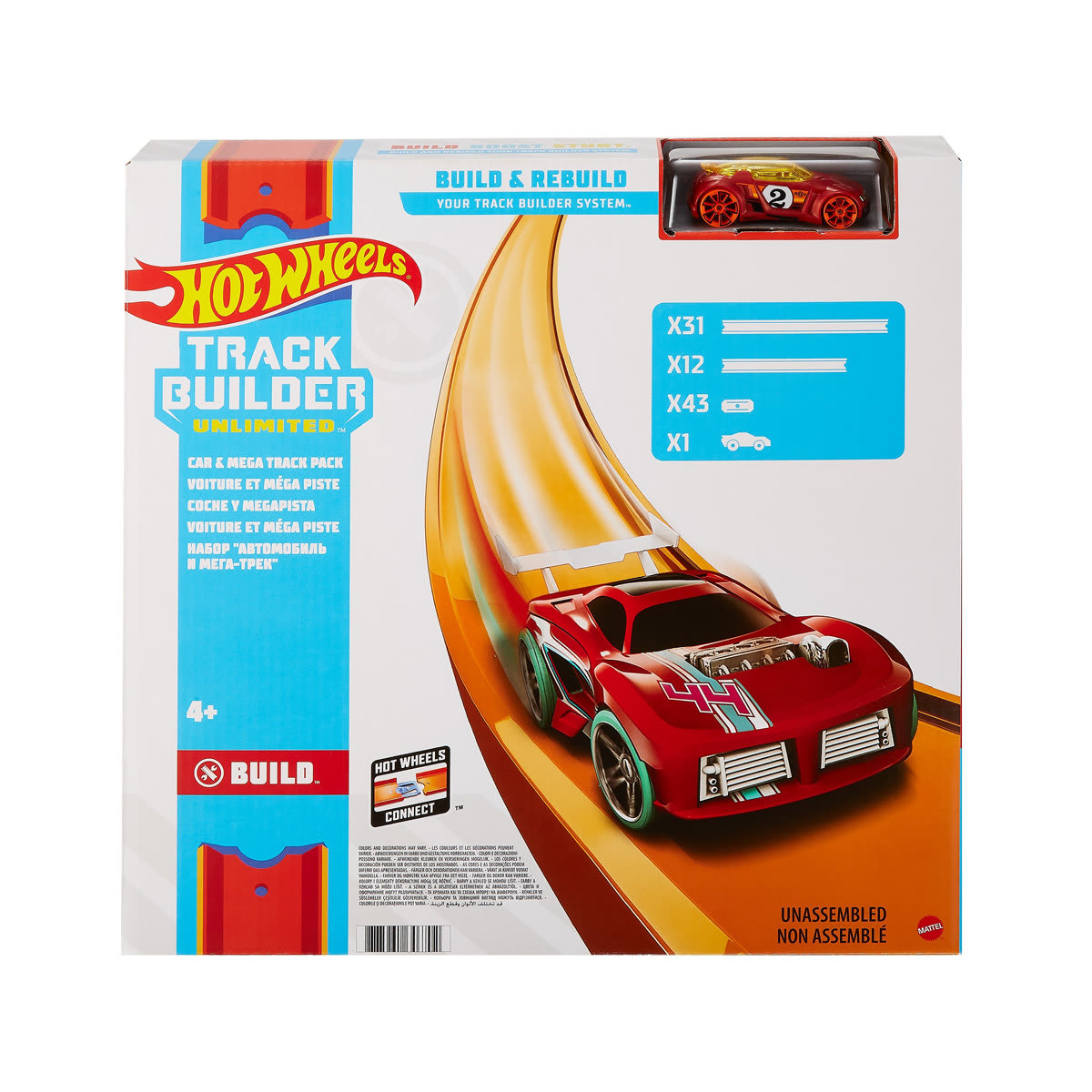 Lightning mcqueen best sale hot wheels track