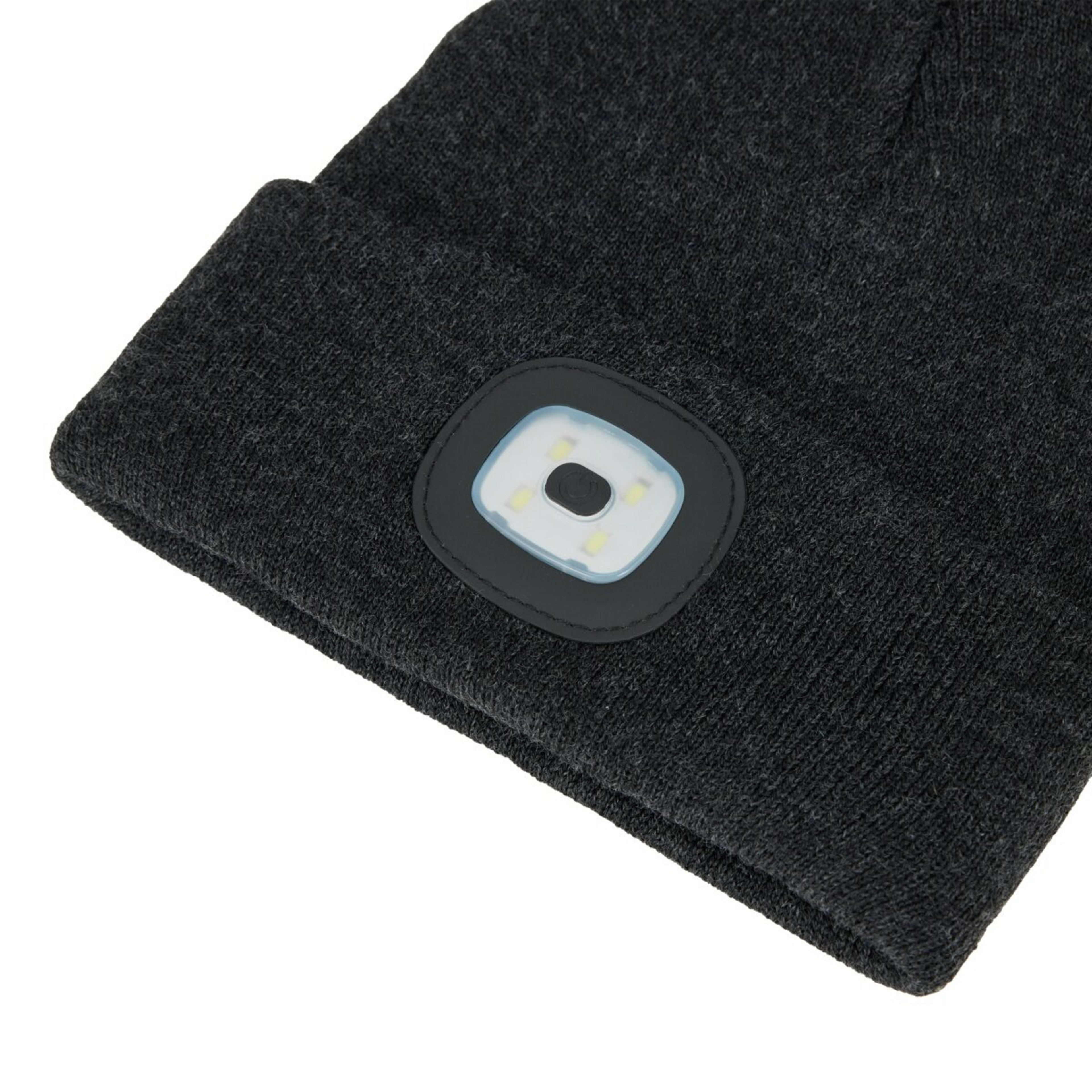 3 LED Beanie - Grey, 3 of 6