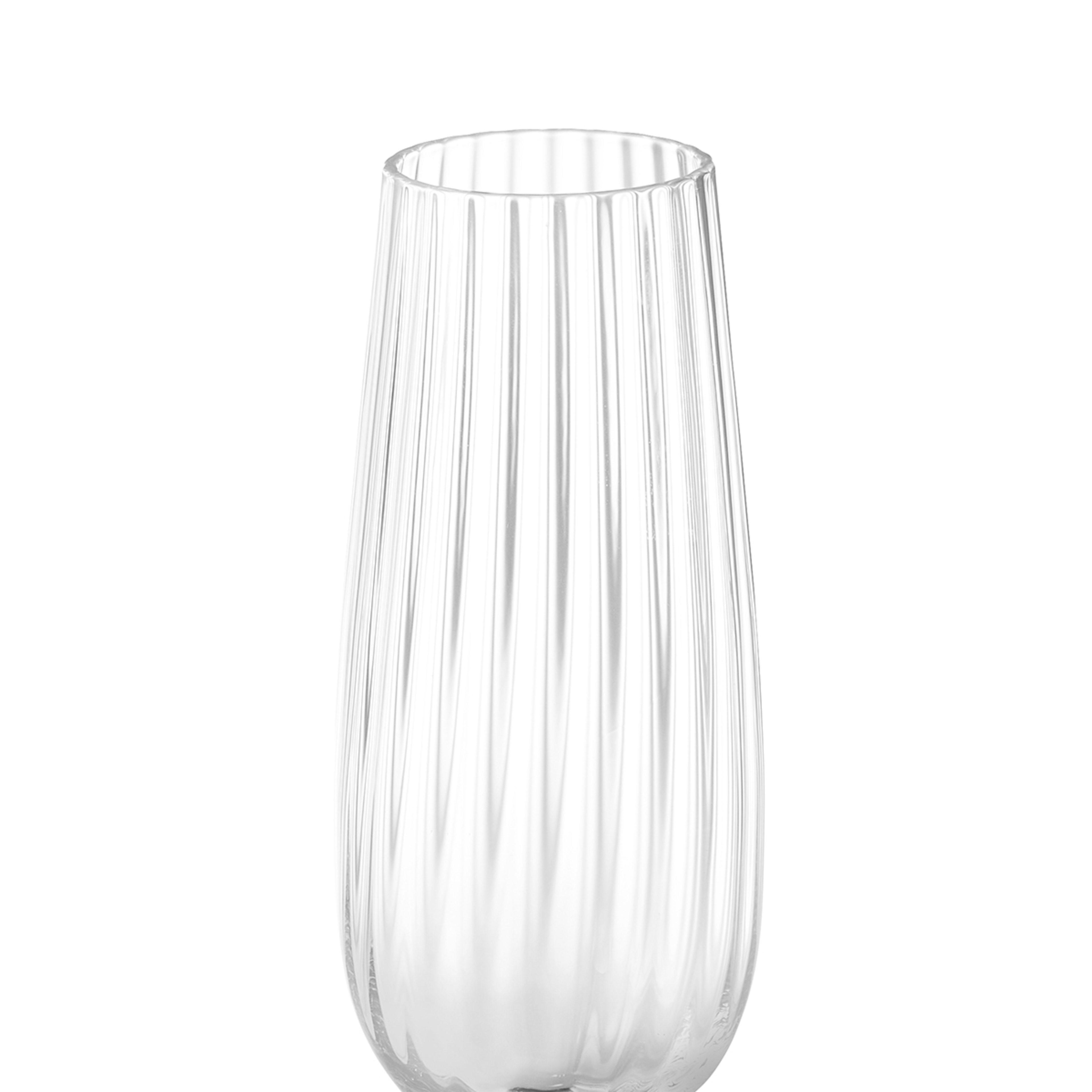 4 Ripple Flute Glasses Kmart