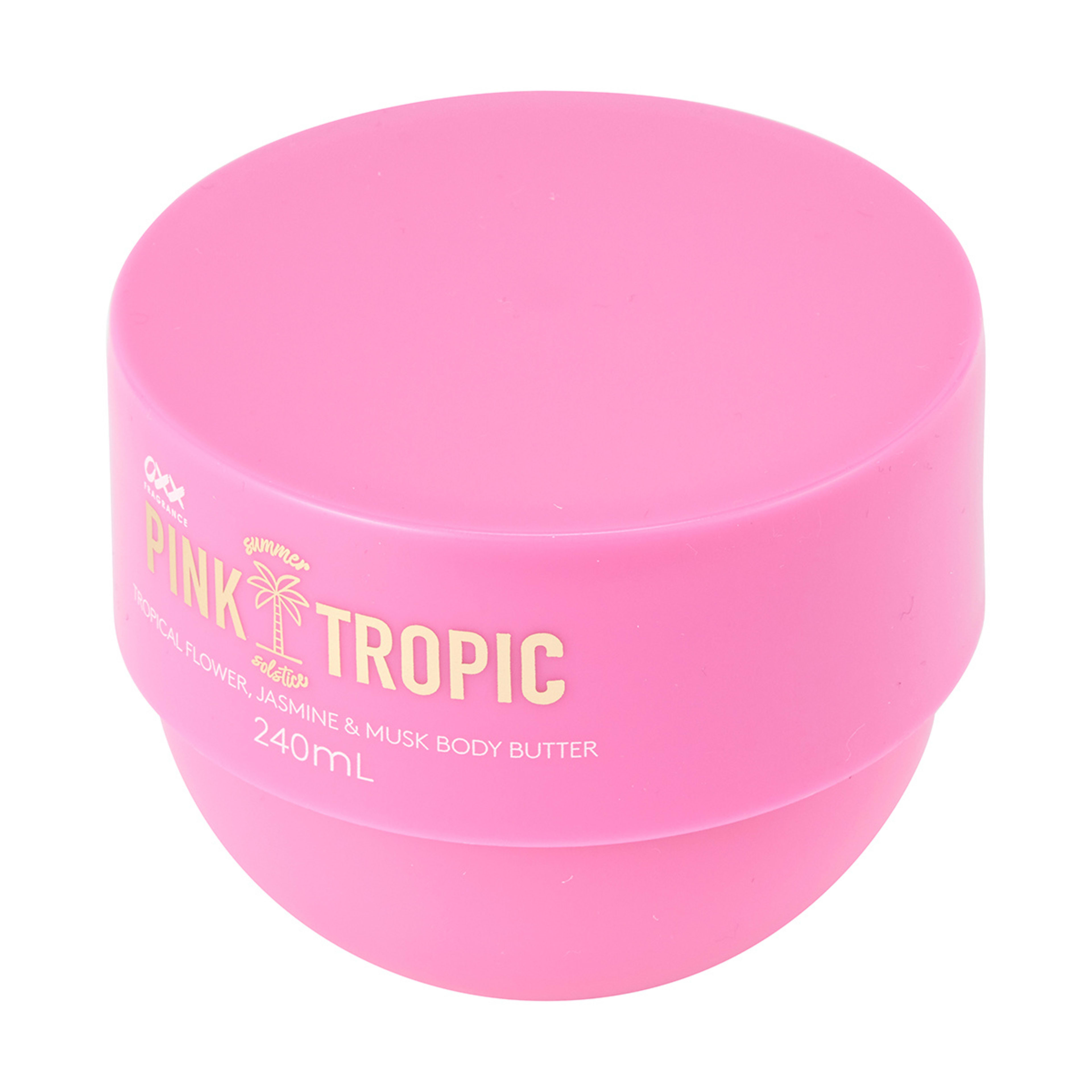2 OXX Fragrance Pink Tropic Summer Solstice Body Butter 240ml - Tropical Flower, Jasmine and Musk, 2 of 5