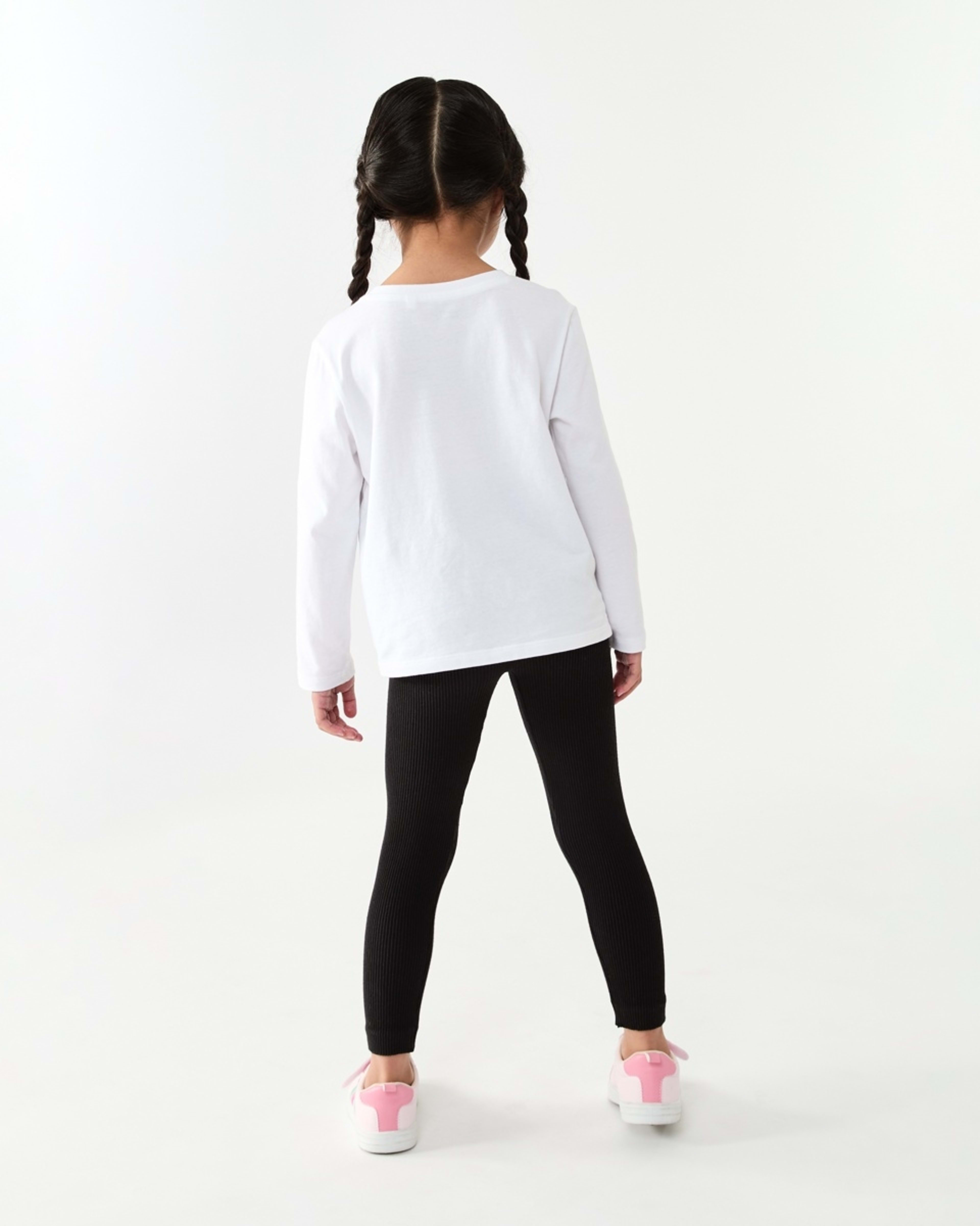 5 Rib Leggings Black, 5 of 7