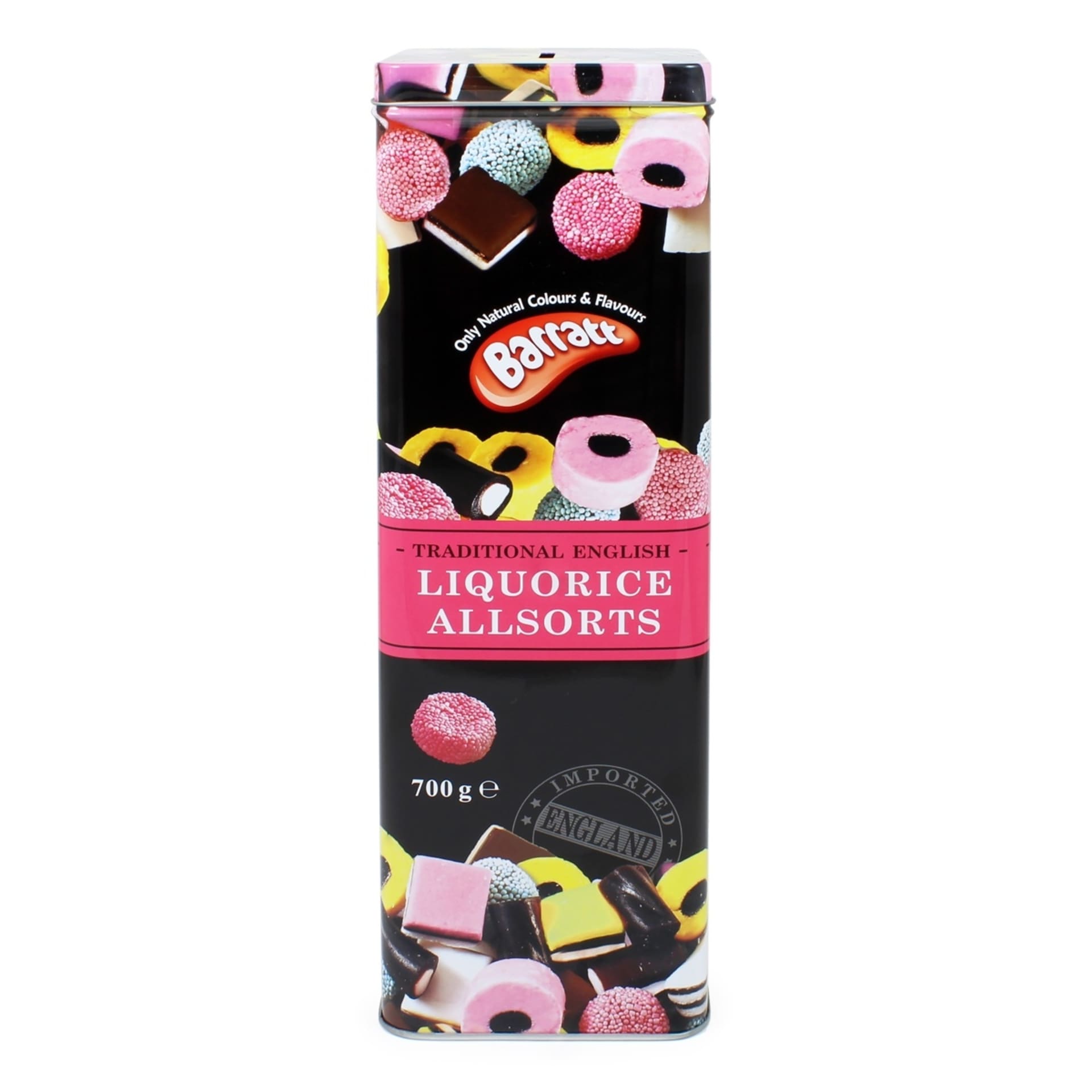 Barratt's Traditional English Liquorice Allsorts Gift Tin 700g Kmart