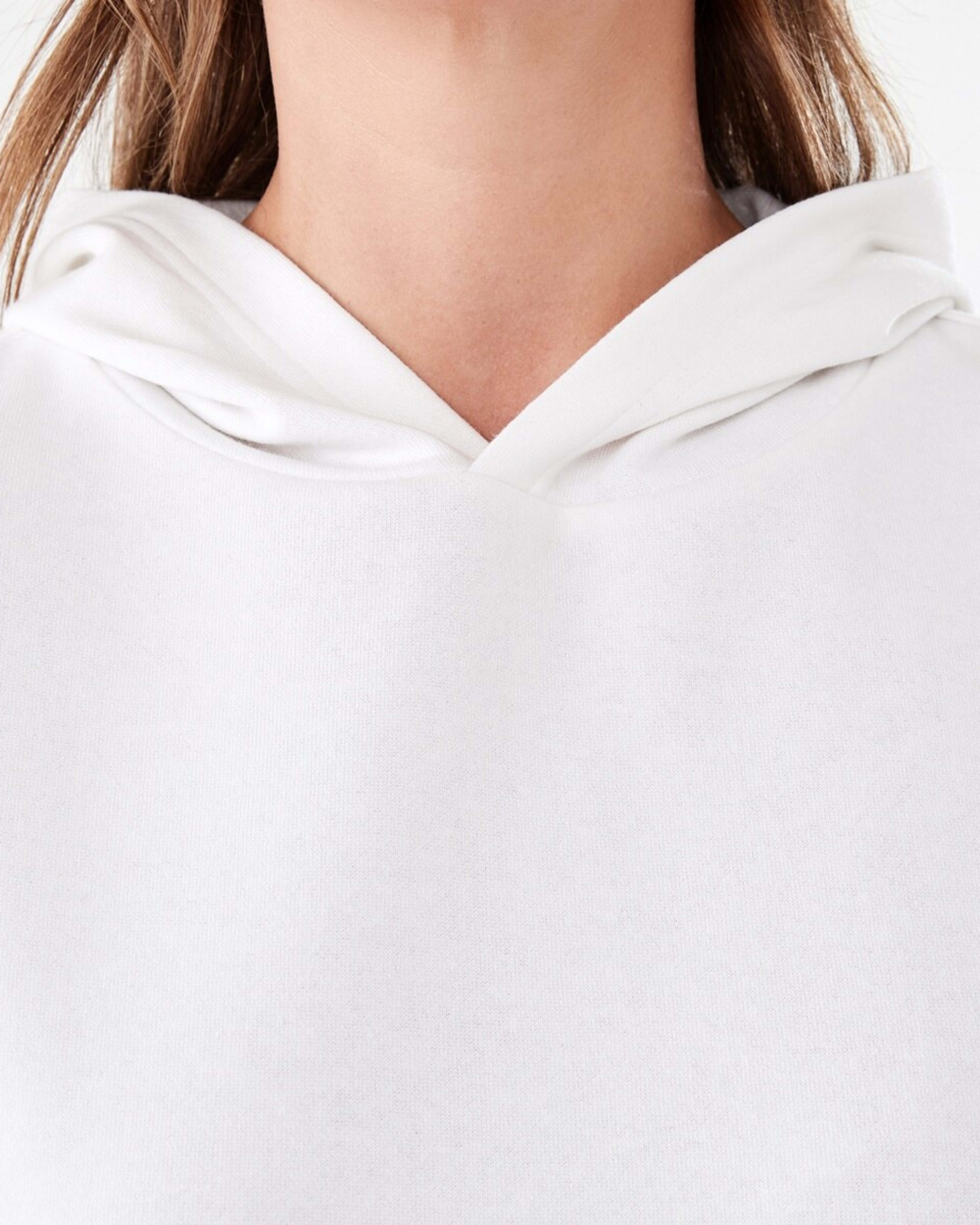 5 Active Womens Core Pop Over Hoodie ECRU, 5 of 6