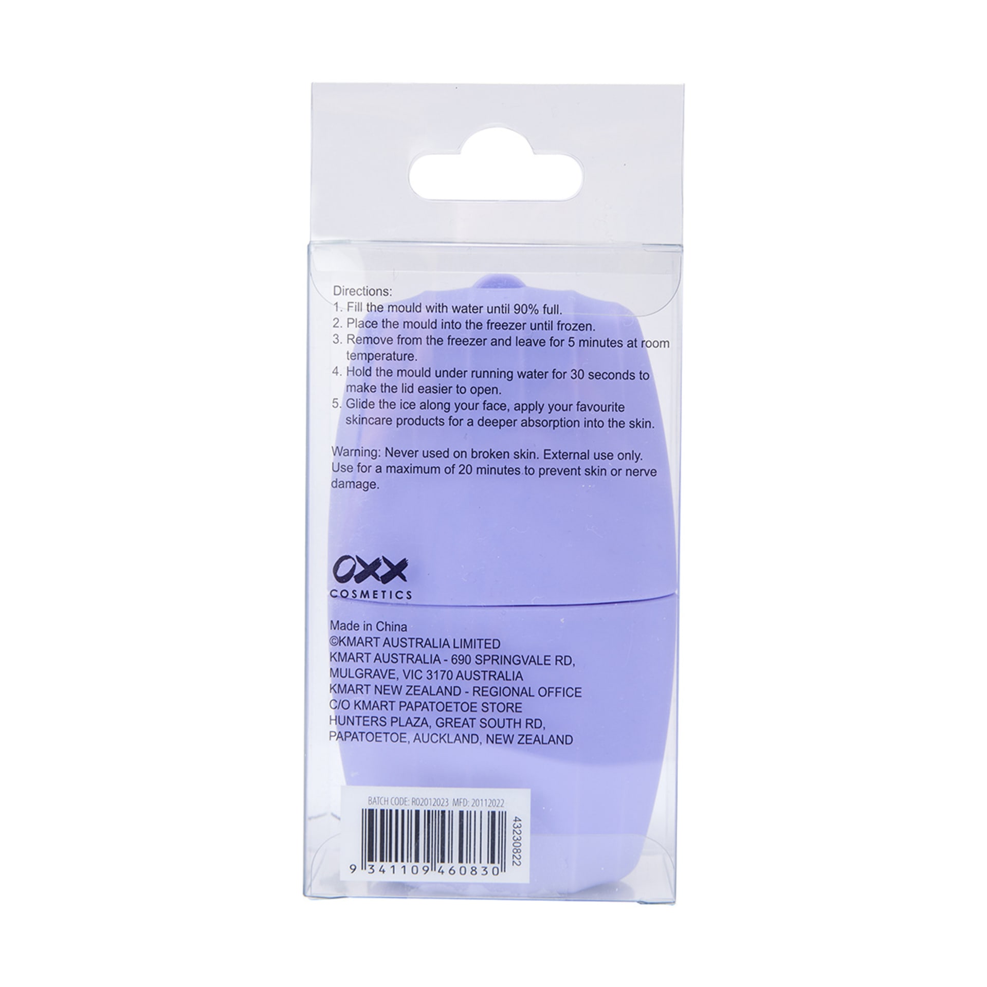 OXX Cosmetics Facial Ice Contour Roller Kmart