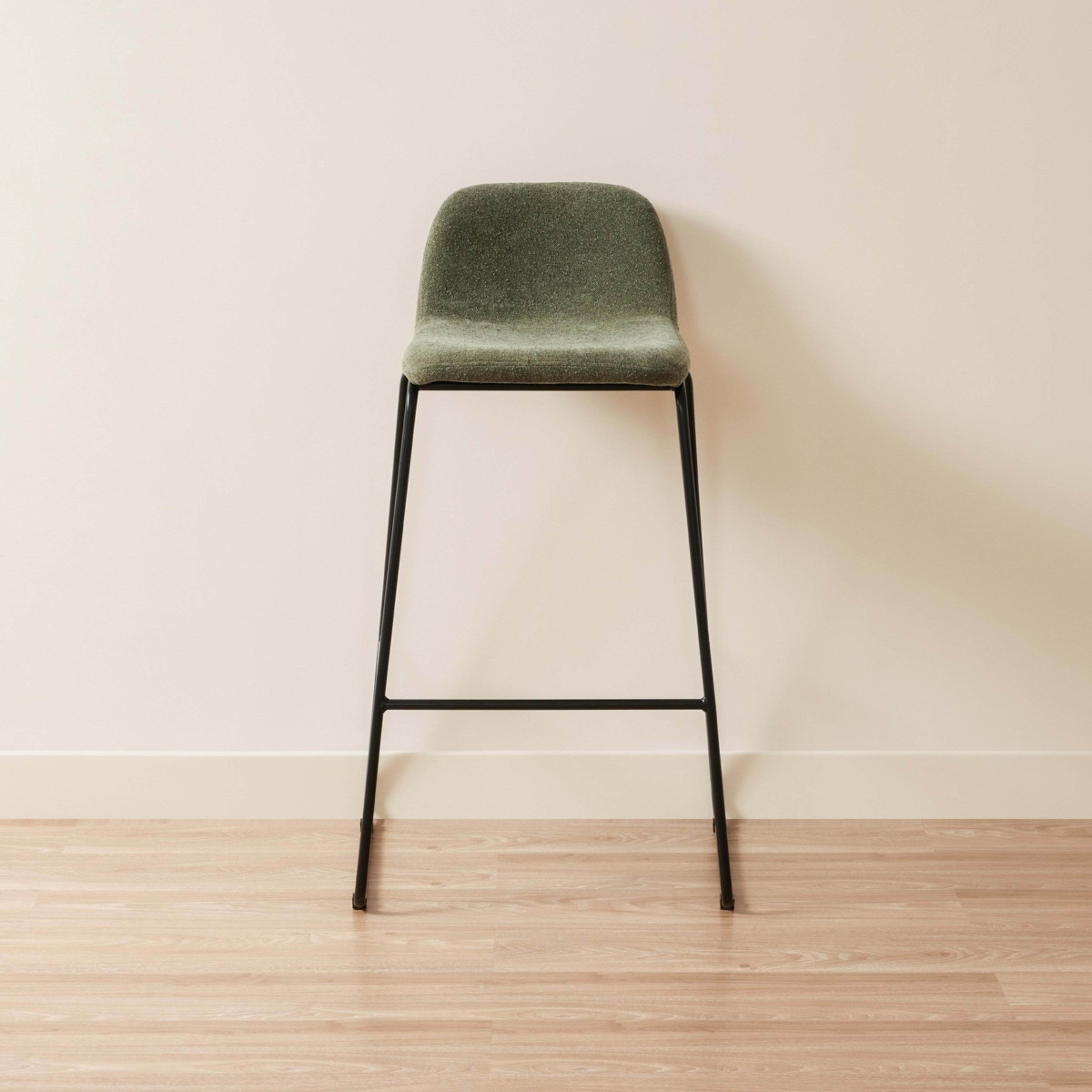 2 Chenille Stool - Green, 2 of 5