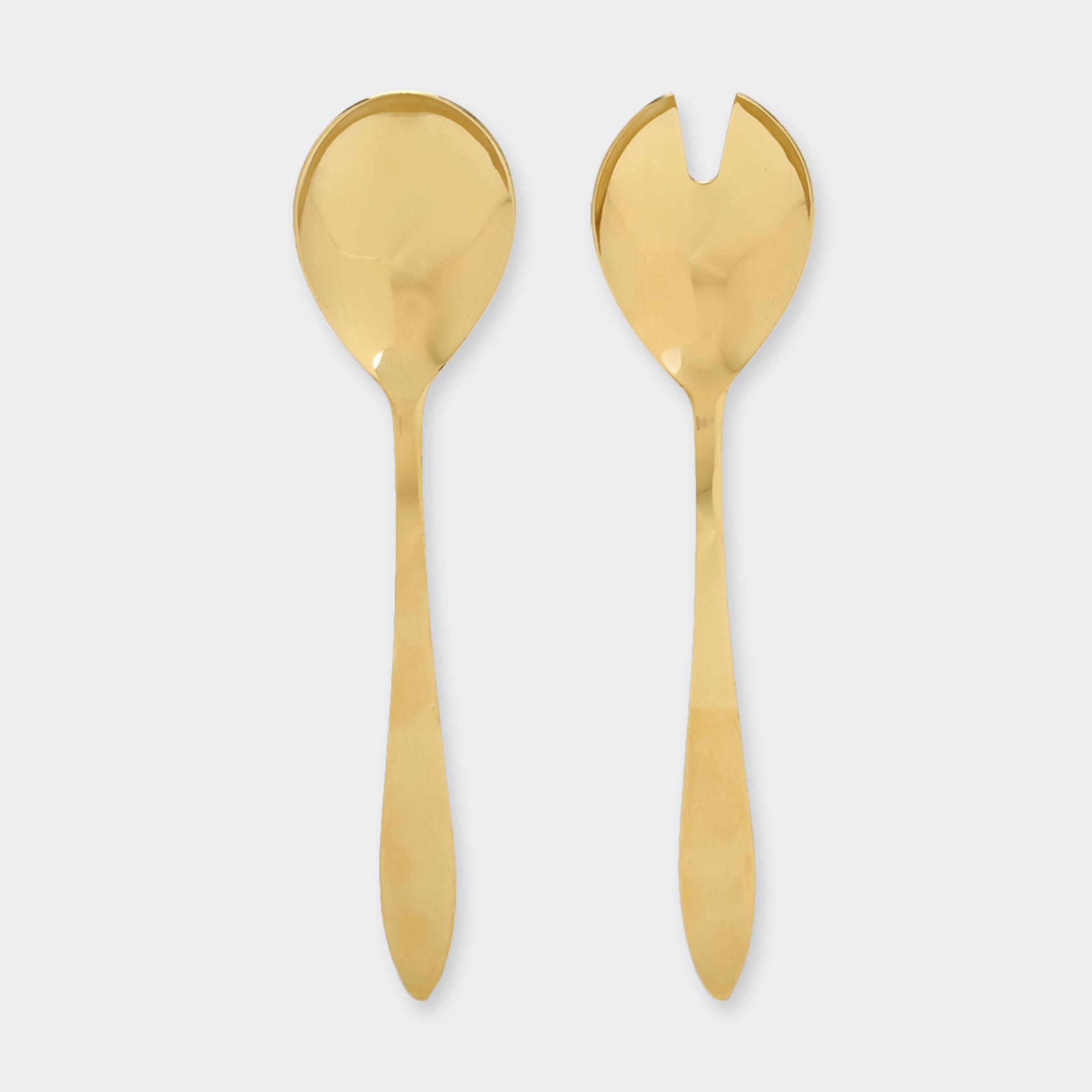 2 Pack Salad Servers Gold Look Kmart