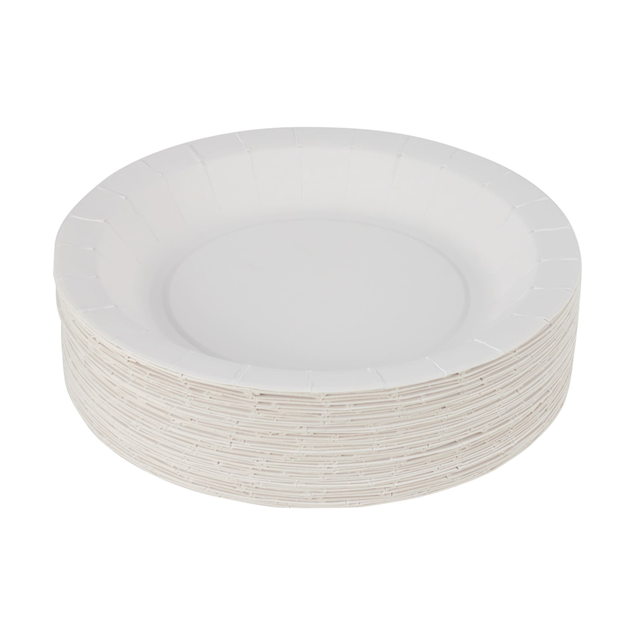 50 Piece White Dessert Paper Plates Kmart