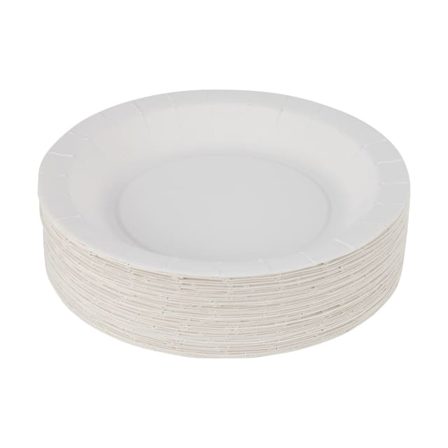 50 Piece White Dessert Paper Plates Kmart