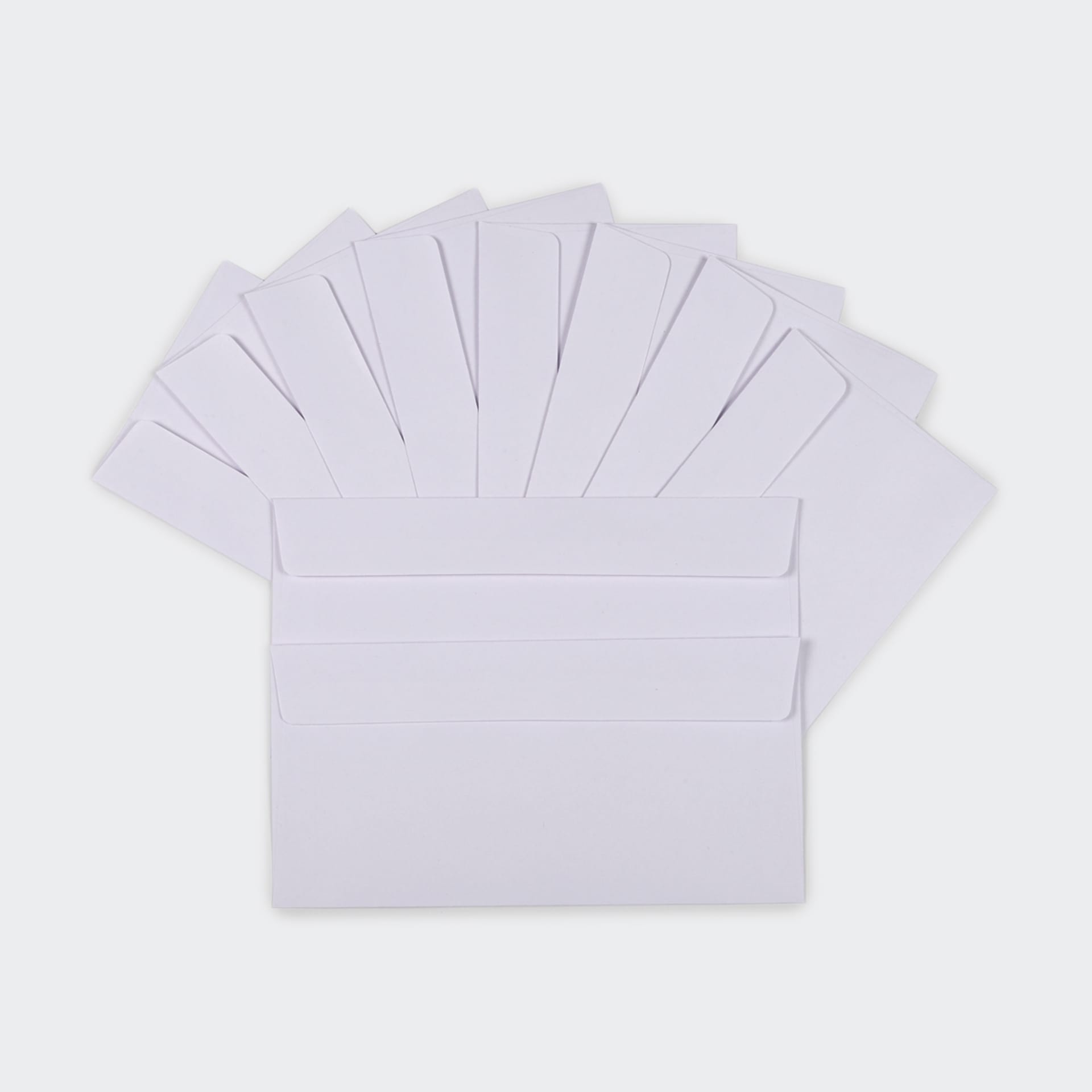 100 Pack DL Peel and Seal Envelopes White Kmart