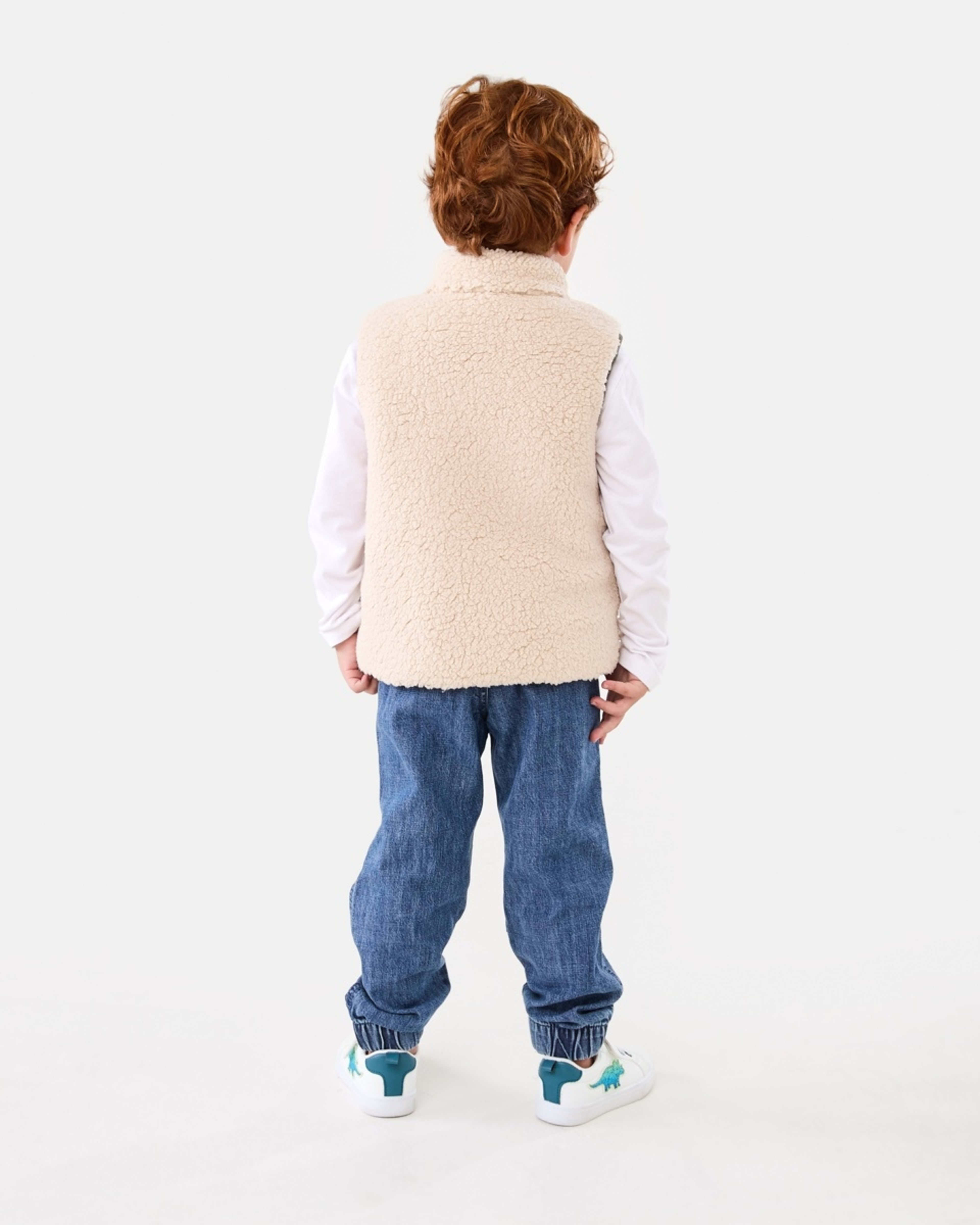 7 Sherpa Vest Ecru, 7 of 9