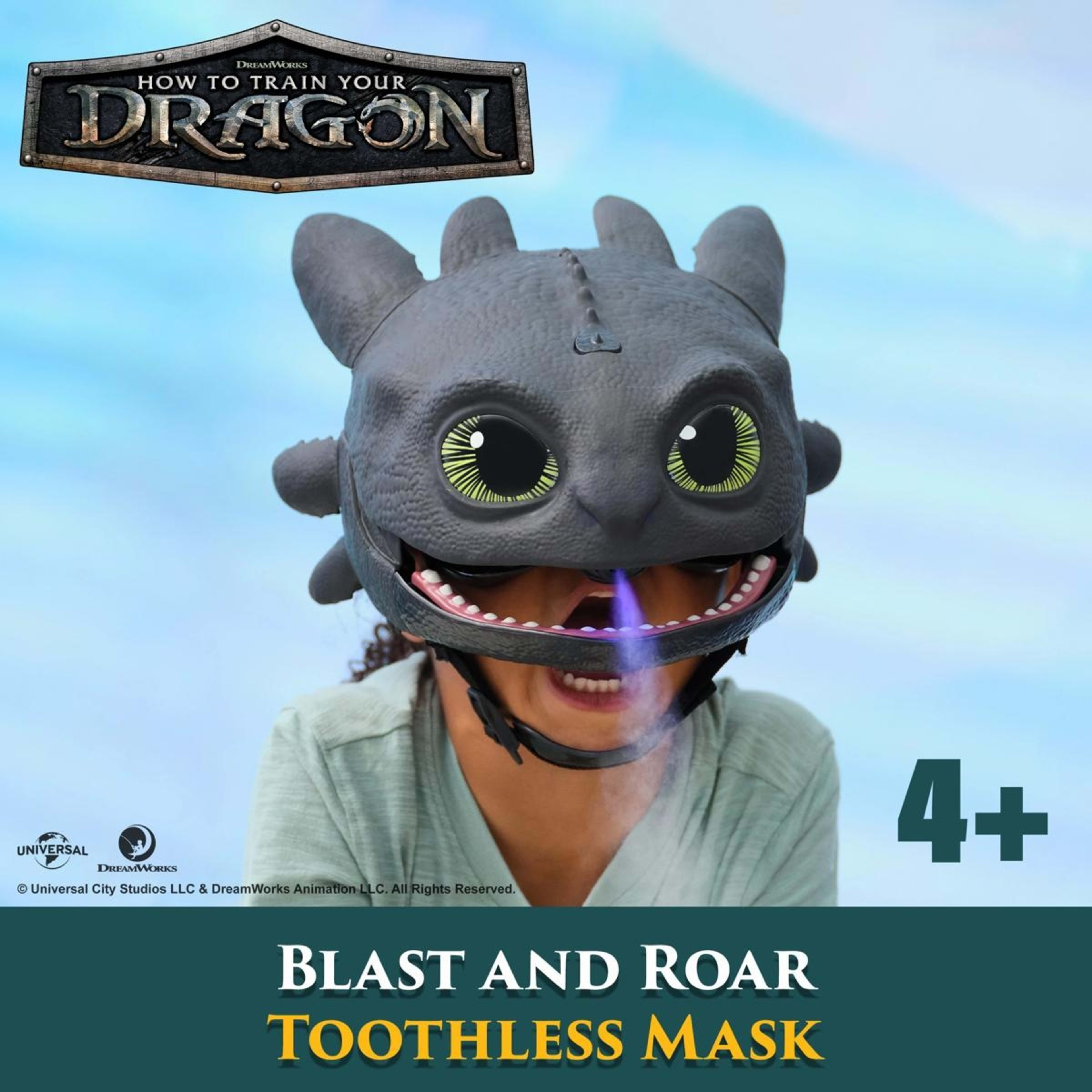 4 How To Train Your Dragon Blast and Roar Toothless Mask, 4 of 9