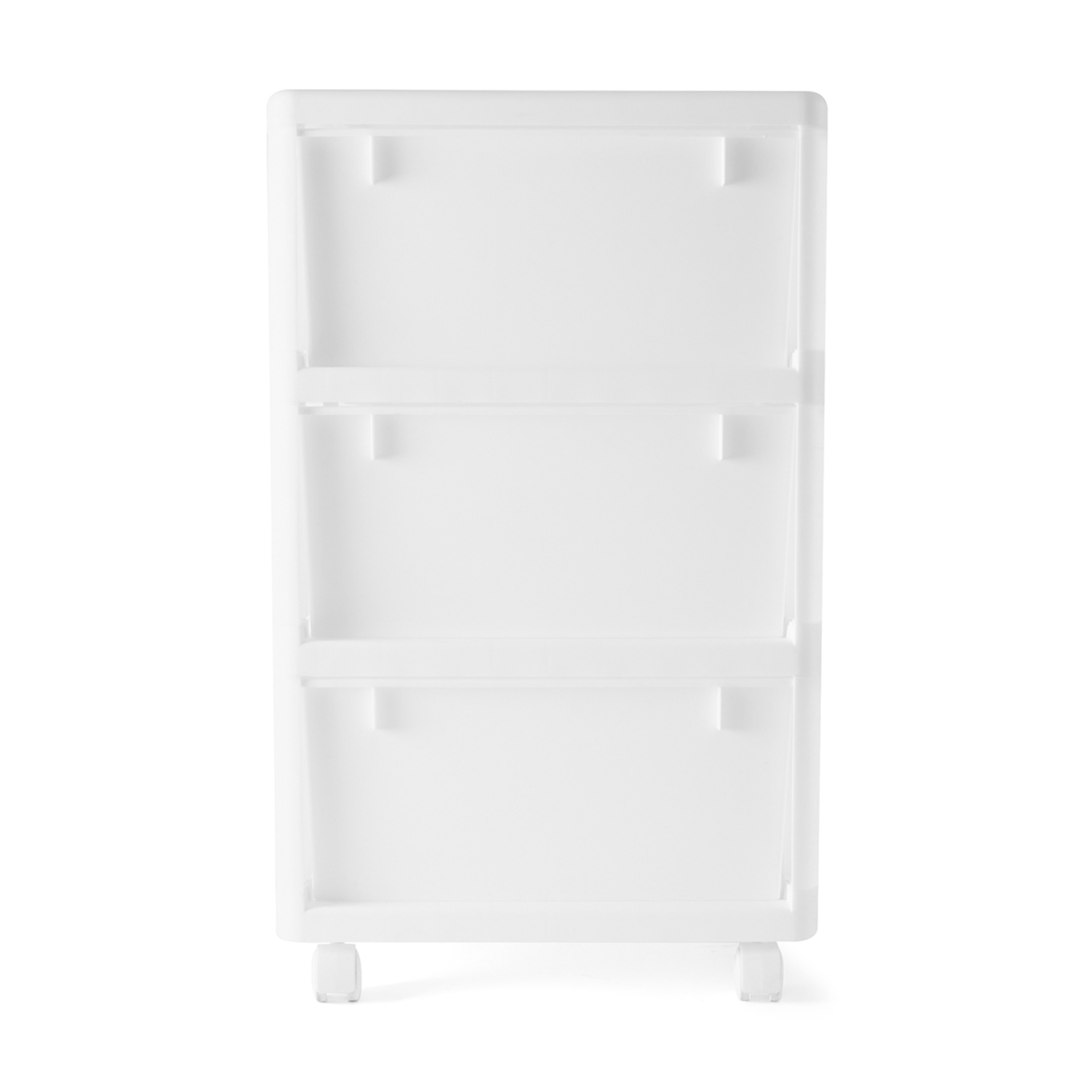 4 3 Linen Weave Drawers - White, 4 of 10