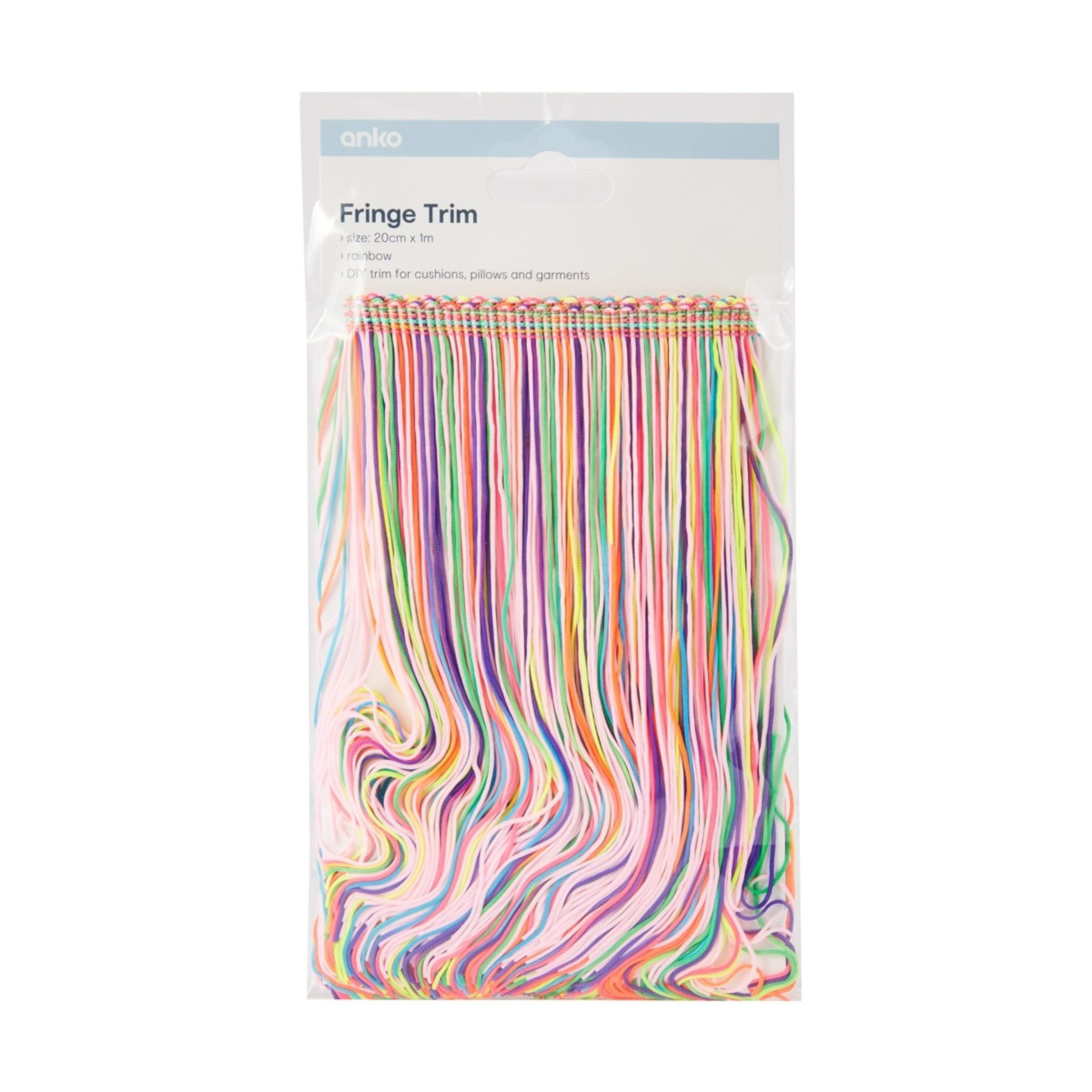 1 Fringe Trim - Rainbow