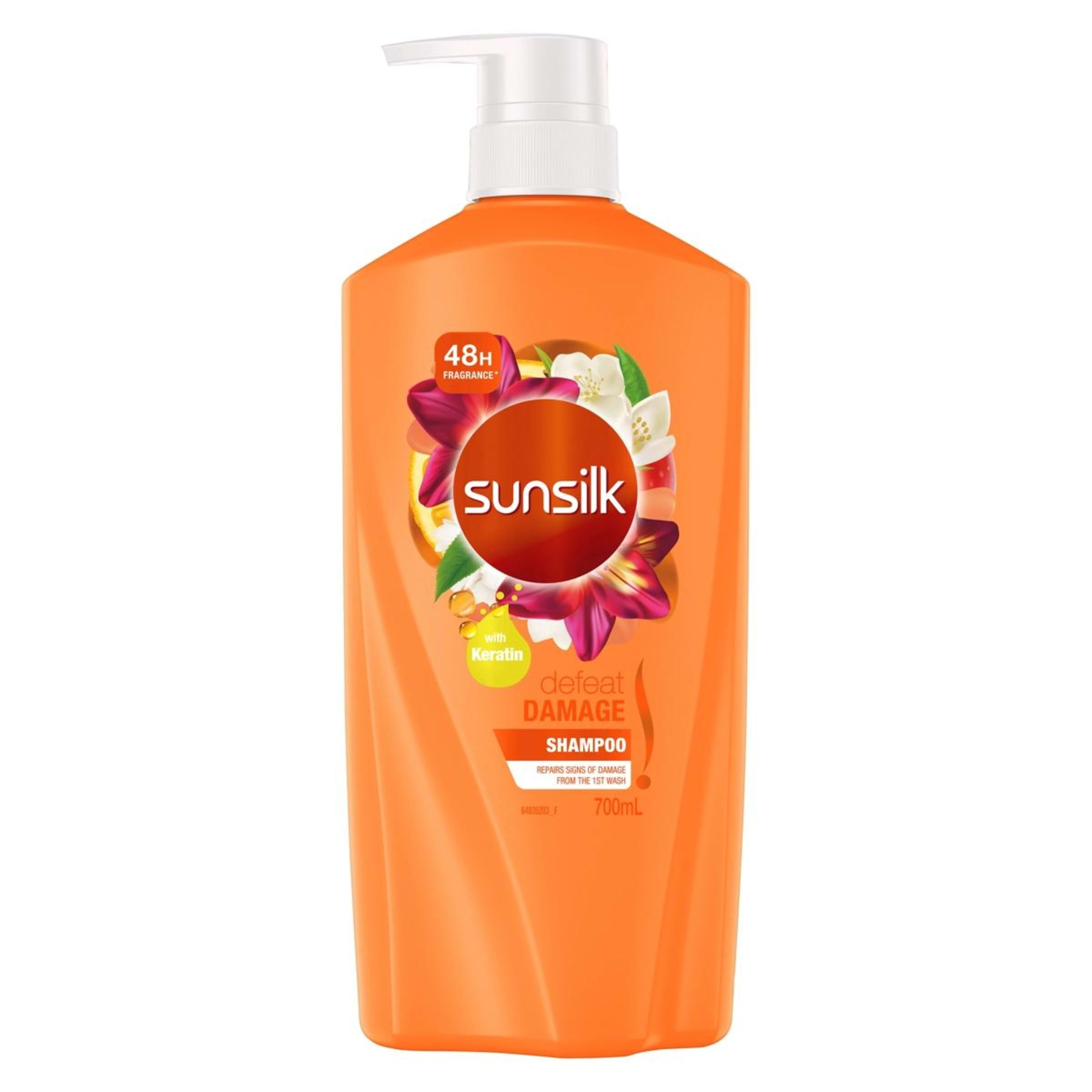 1 Sunsilk Co-Creations Defeat Damage Shampoo 700ml - Keratin