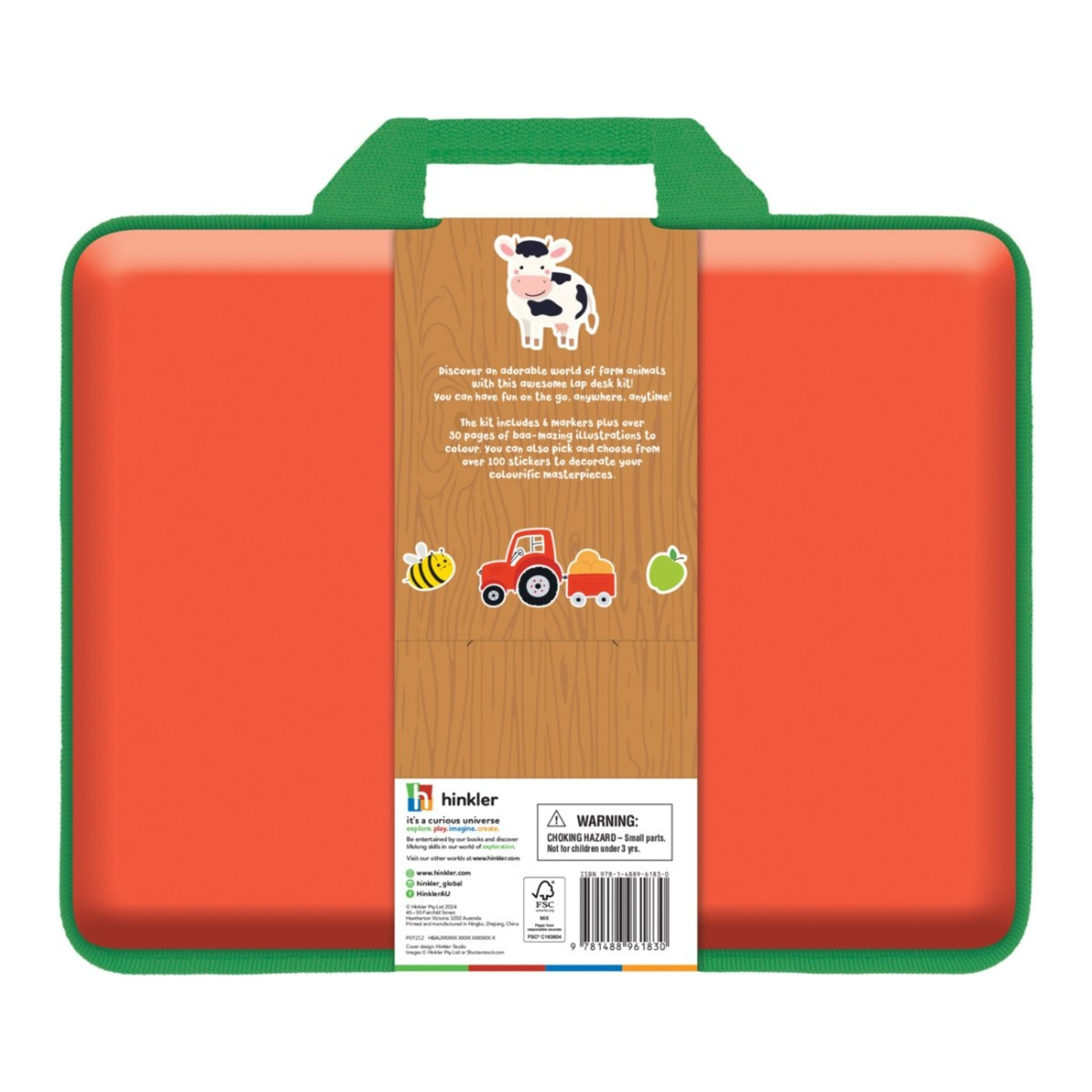 5 Kaleidoscope Colouring: Happy Farm Colouring Set with Lap-Desk - Book, 5 of 5