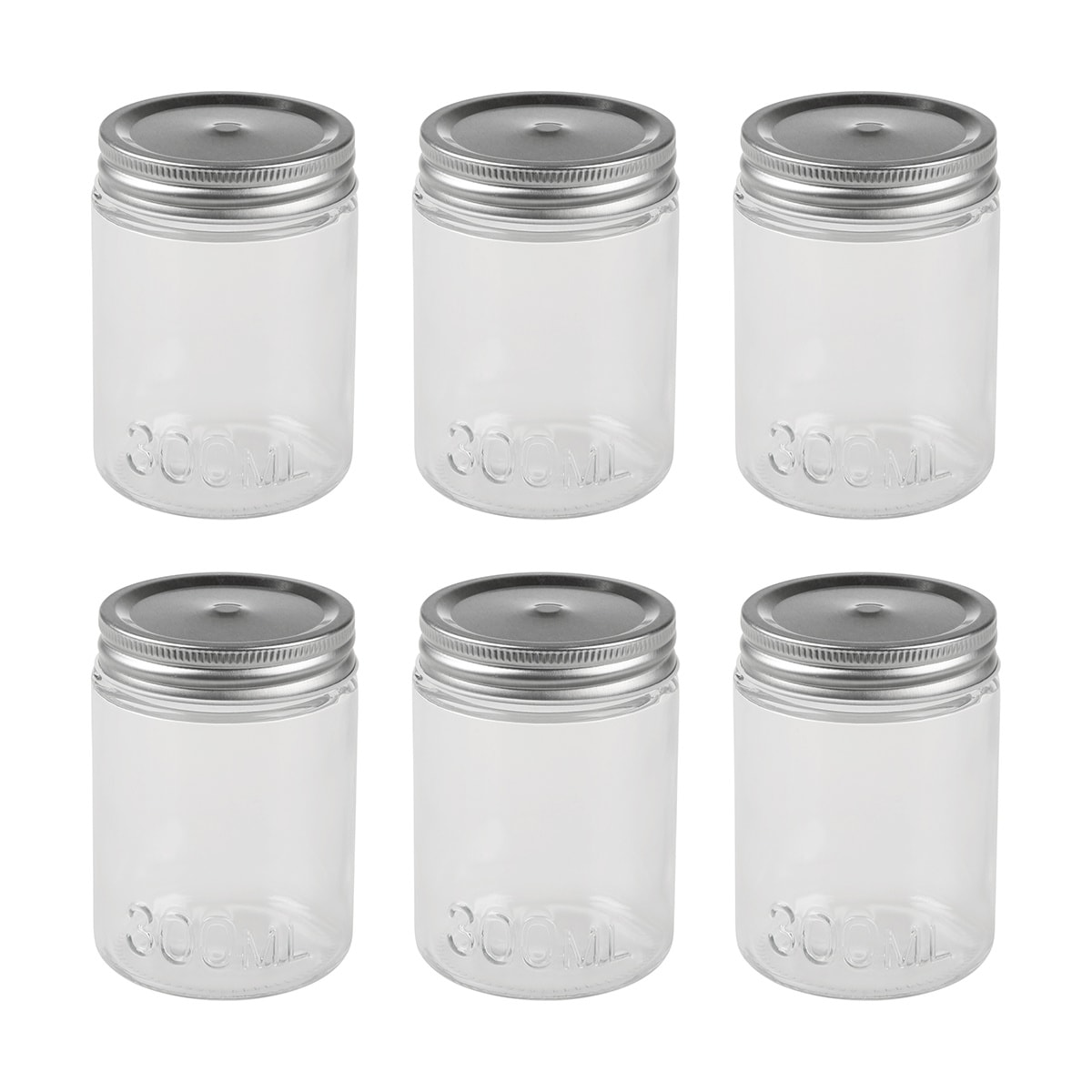6 Preserving Jars 300ml Kmart
