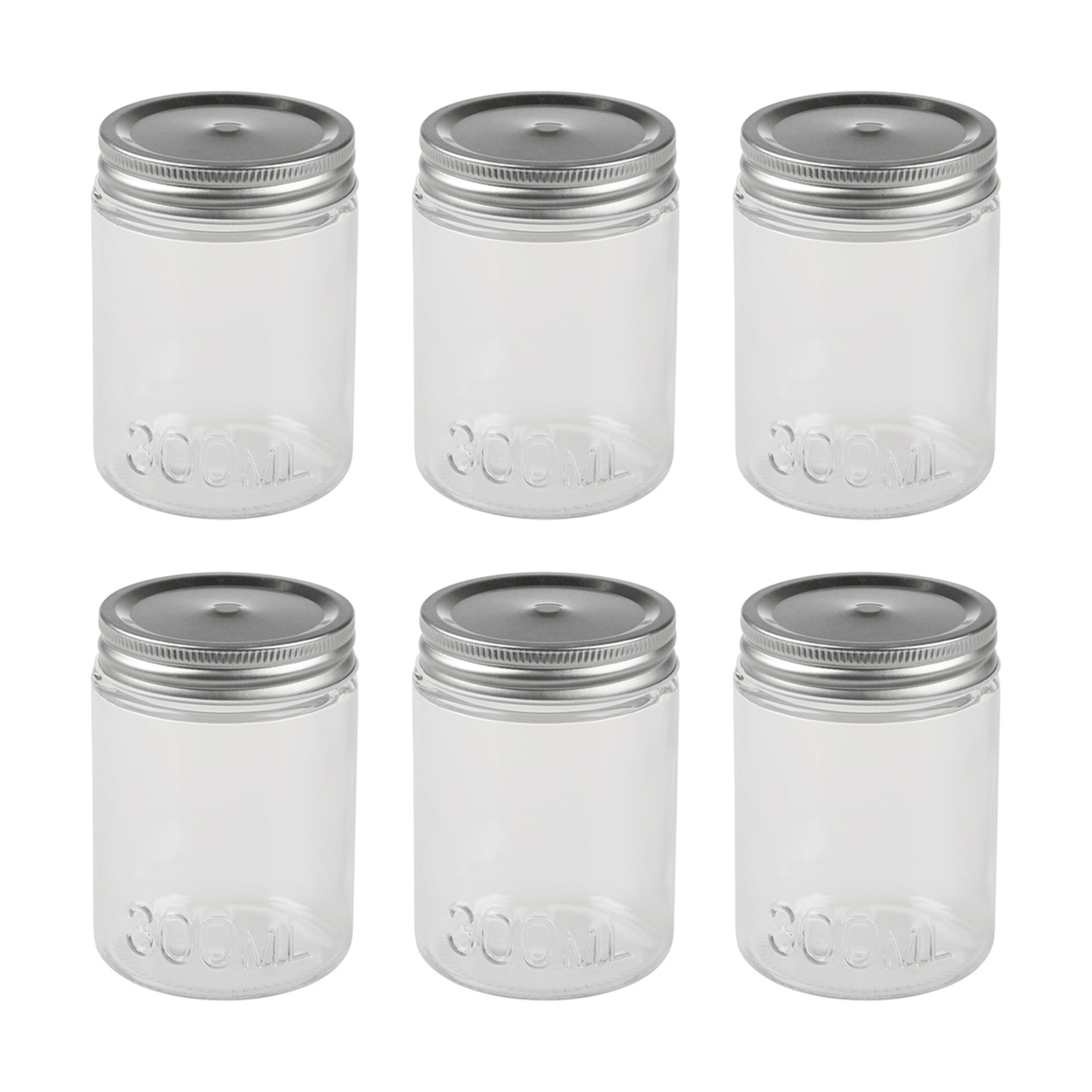 6 Preserving Jars 300ml Kmart