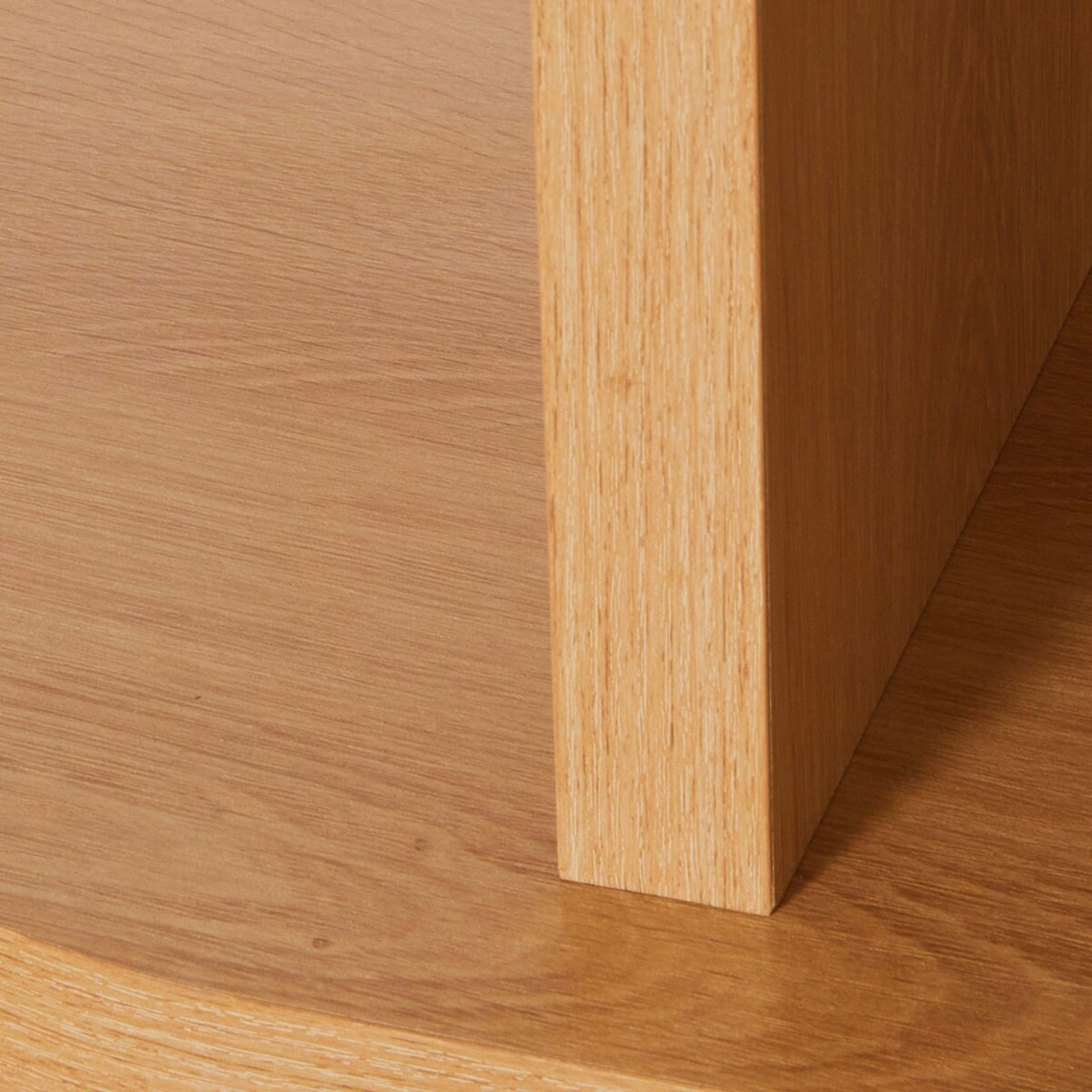 6 3 Tier Bookshelf - Oak, 6 of 6