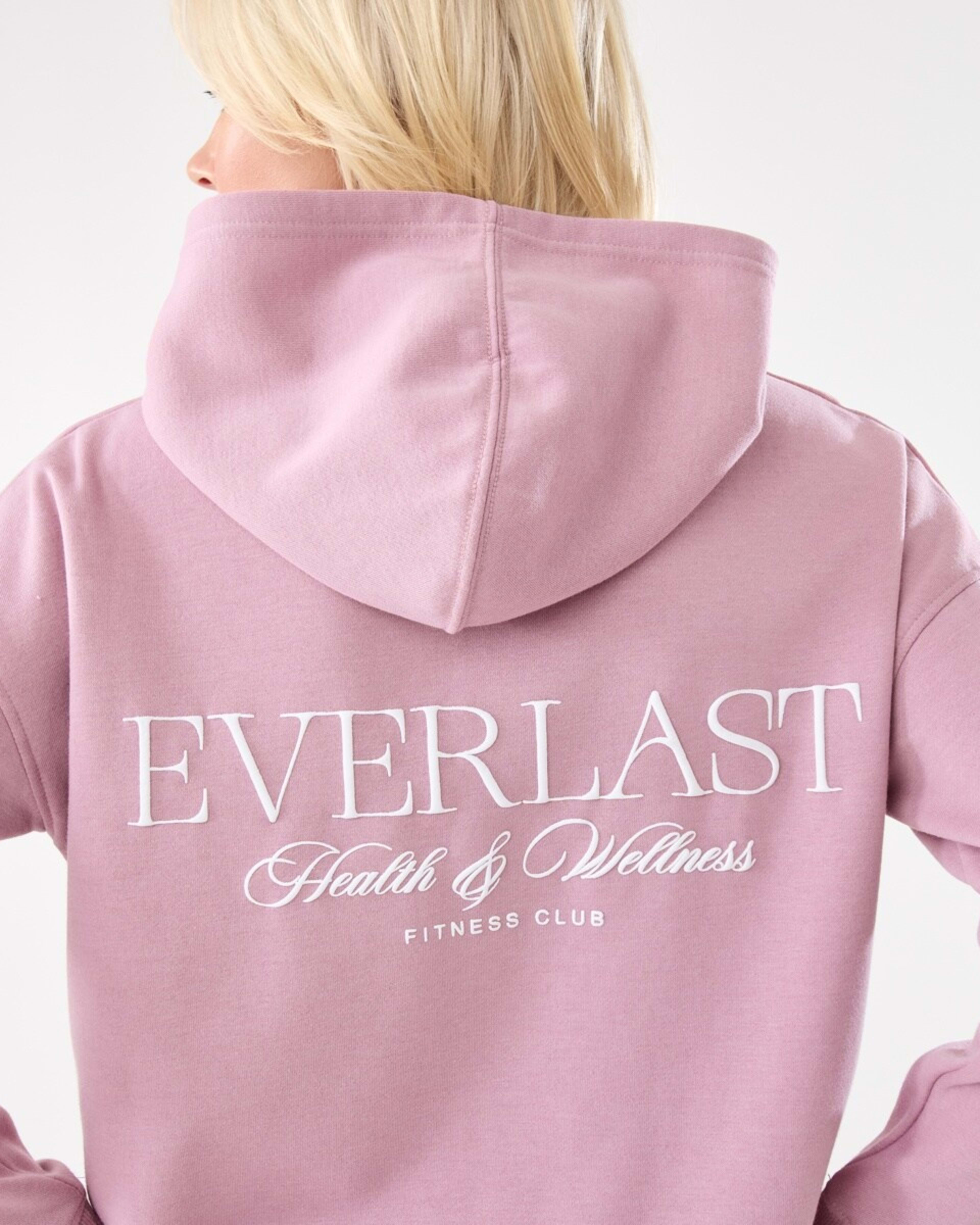8 Everlast Womens Street Oversized Hoodie Dusty Pink, 8 of 10