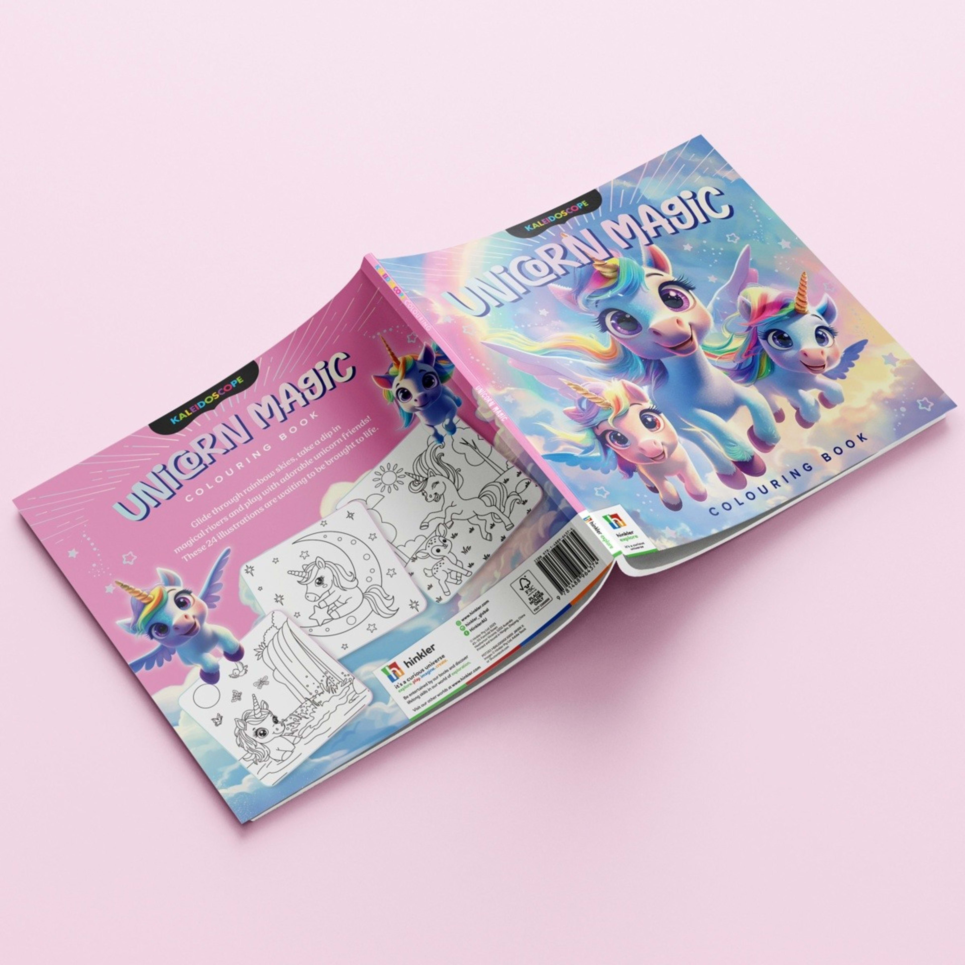 3 Kaleidoscope: Unicorn Magic Colouring Book, 3 of 4